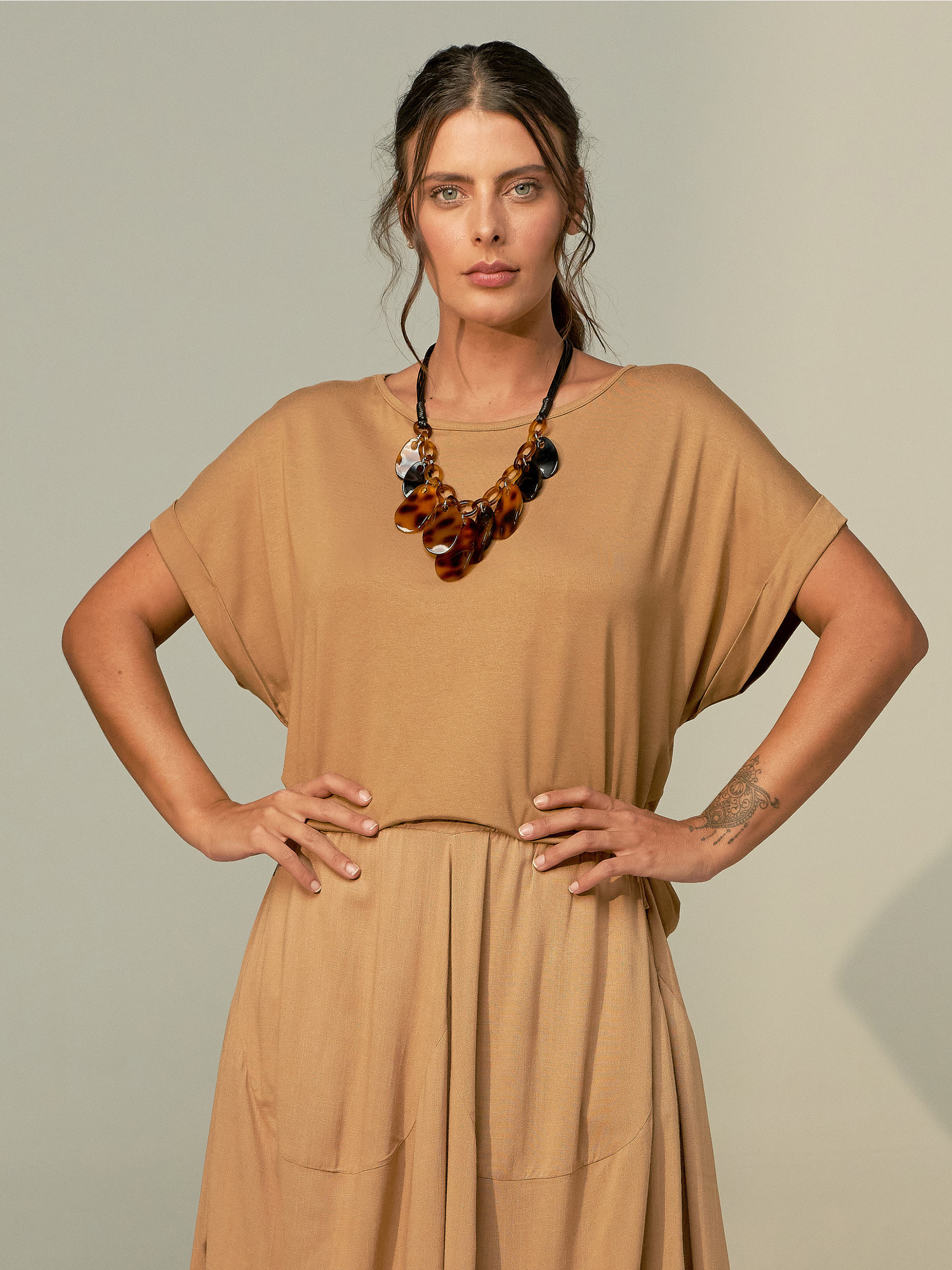 Camiseta Manga Morcego Tamarindo