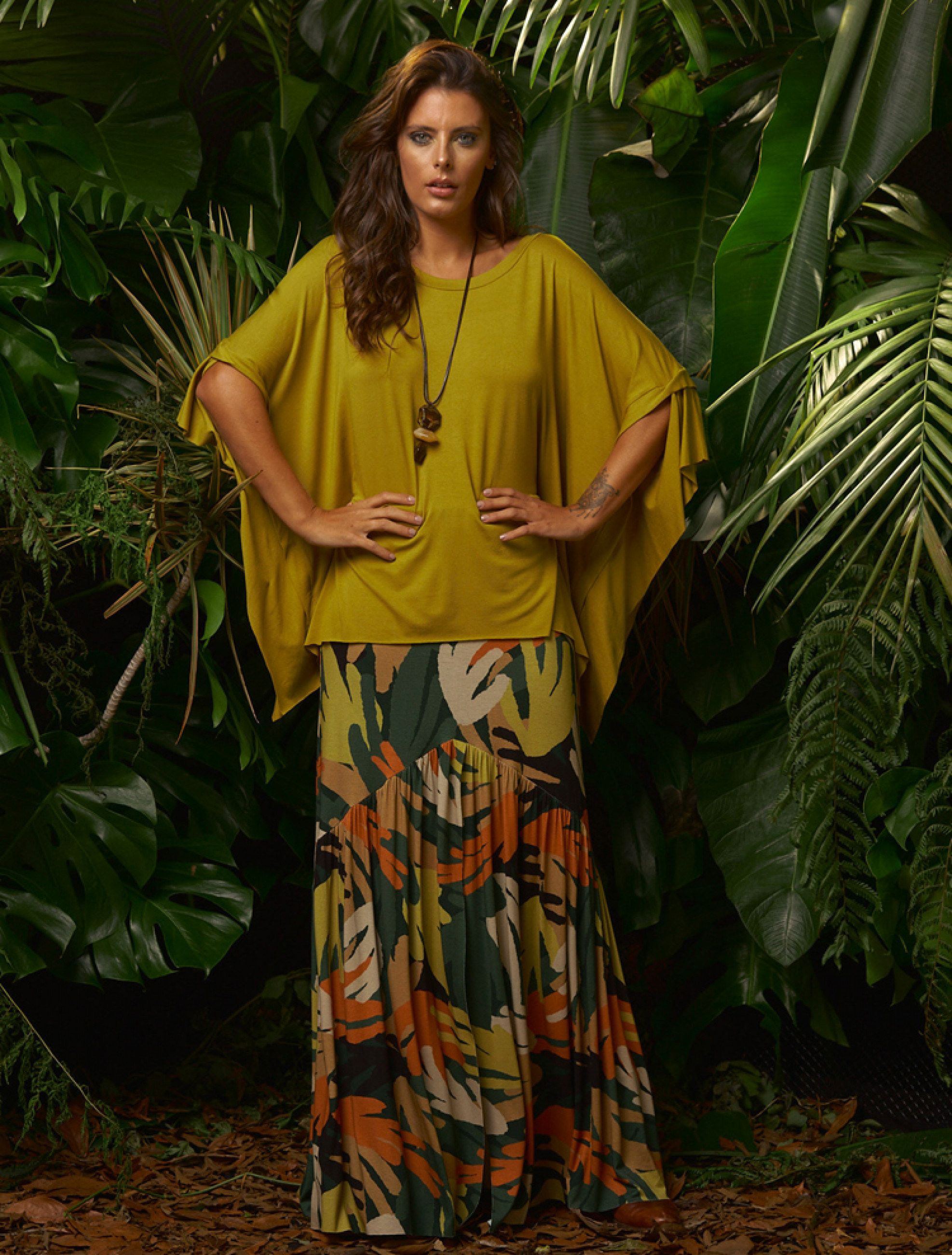 Blusa Ampla Quadrada Pistache