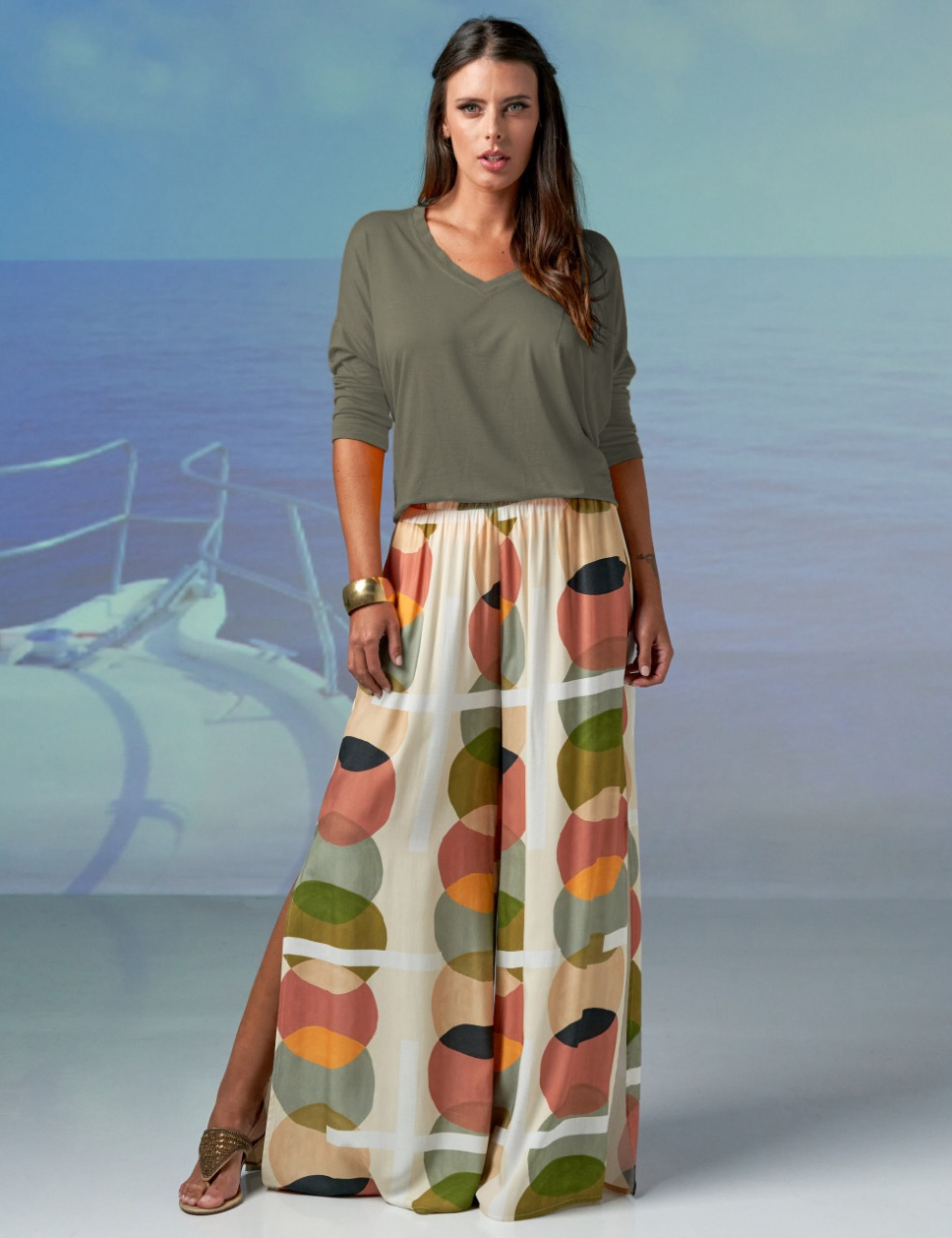 Blusa Morcego Gola V Graviola