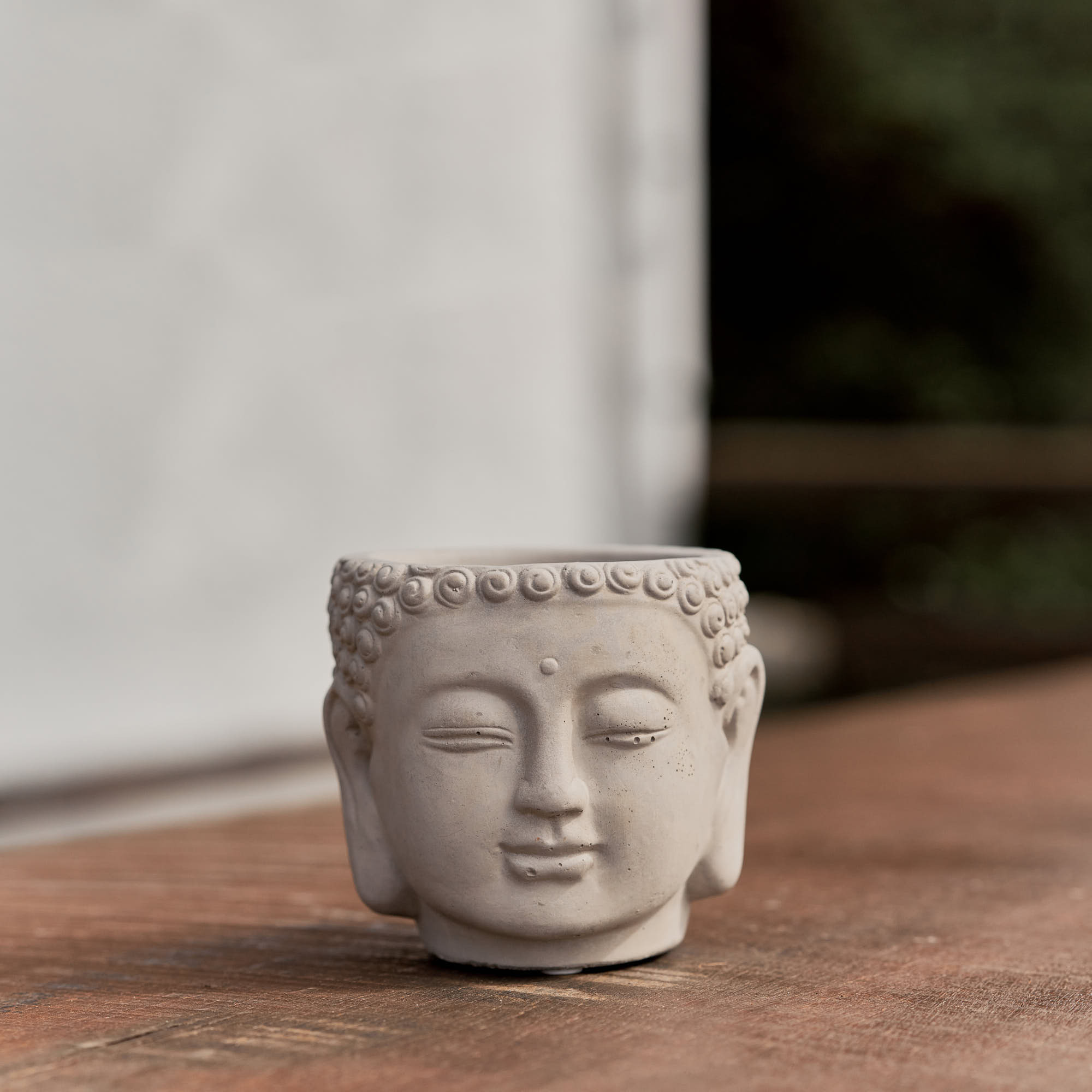 Cachepot Shiva Cinza 10cm