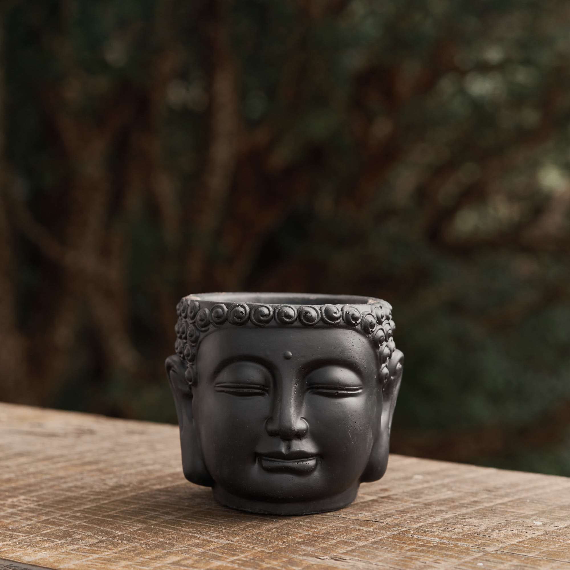 Cachepot Shiva Preto 10cm