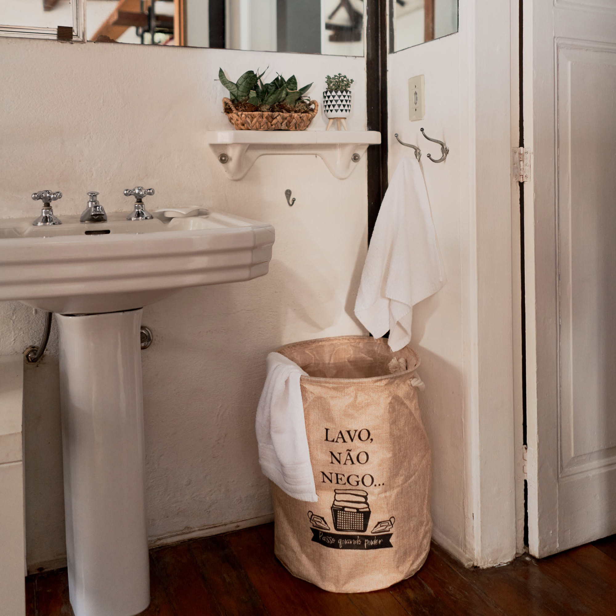 Cesto Organizador Bege 40cm