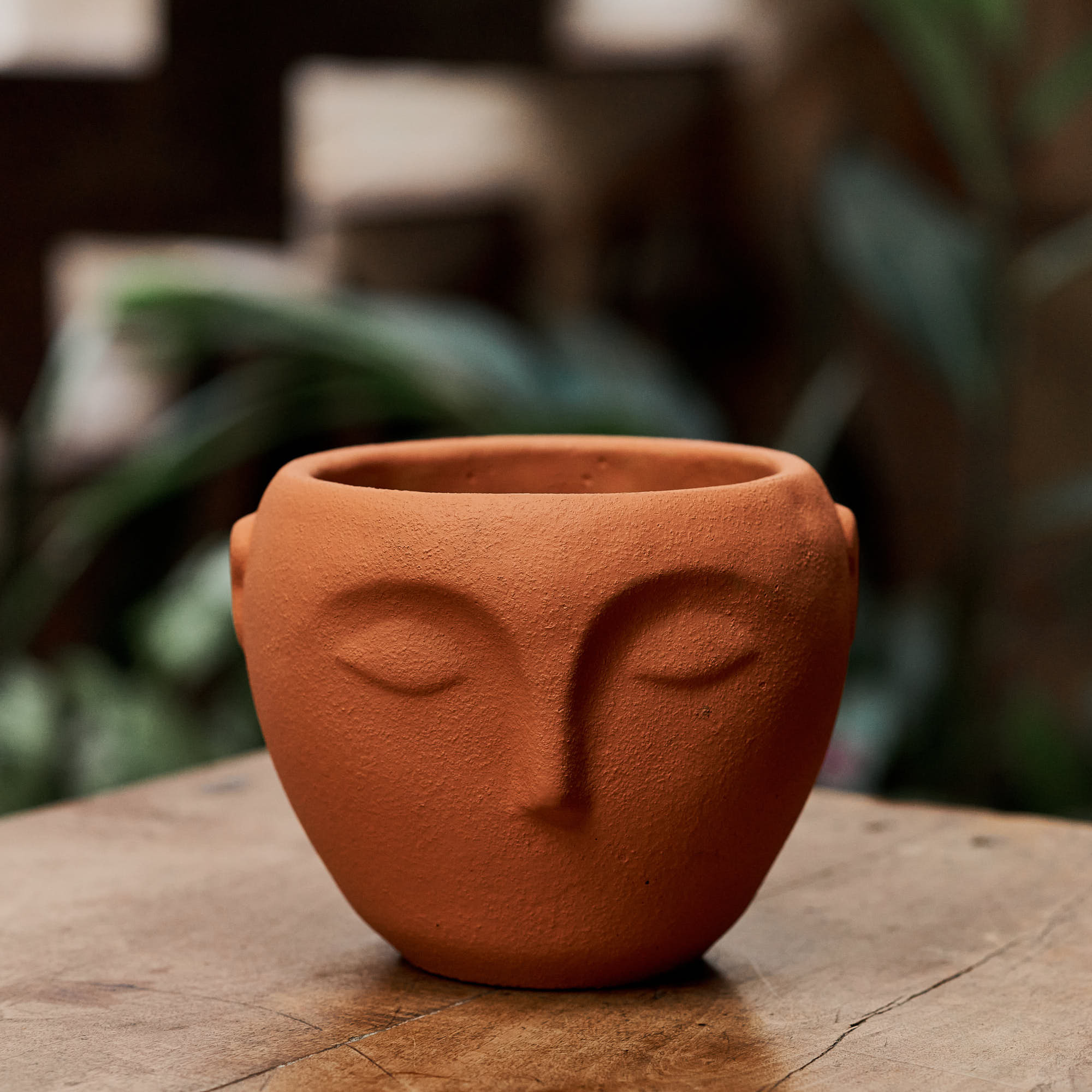 Cachepot Tranquilidade Terra Cota 11cm