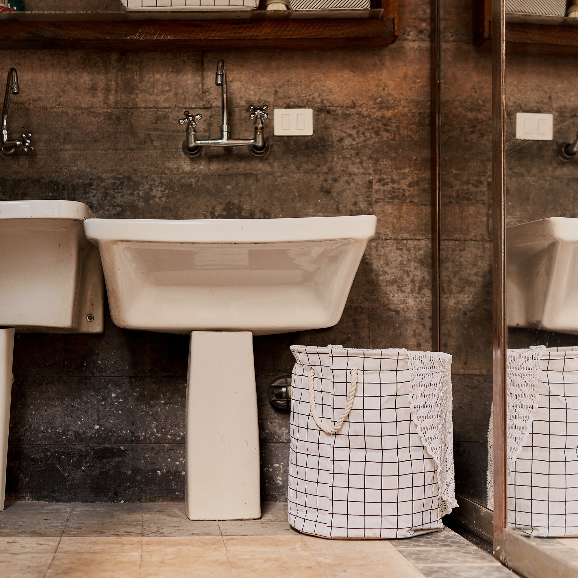 Cesto Organizador Quadriculado 40cm