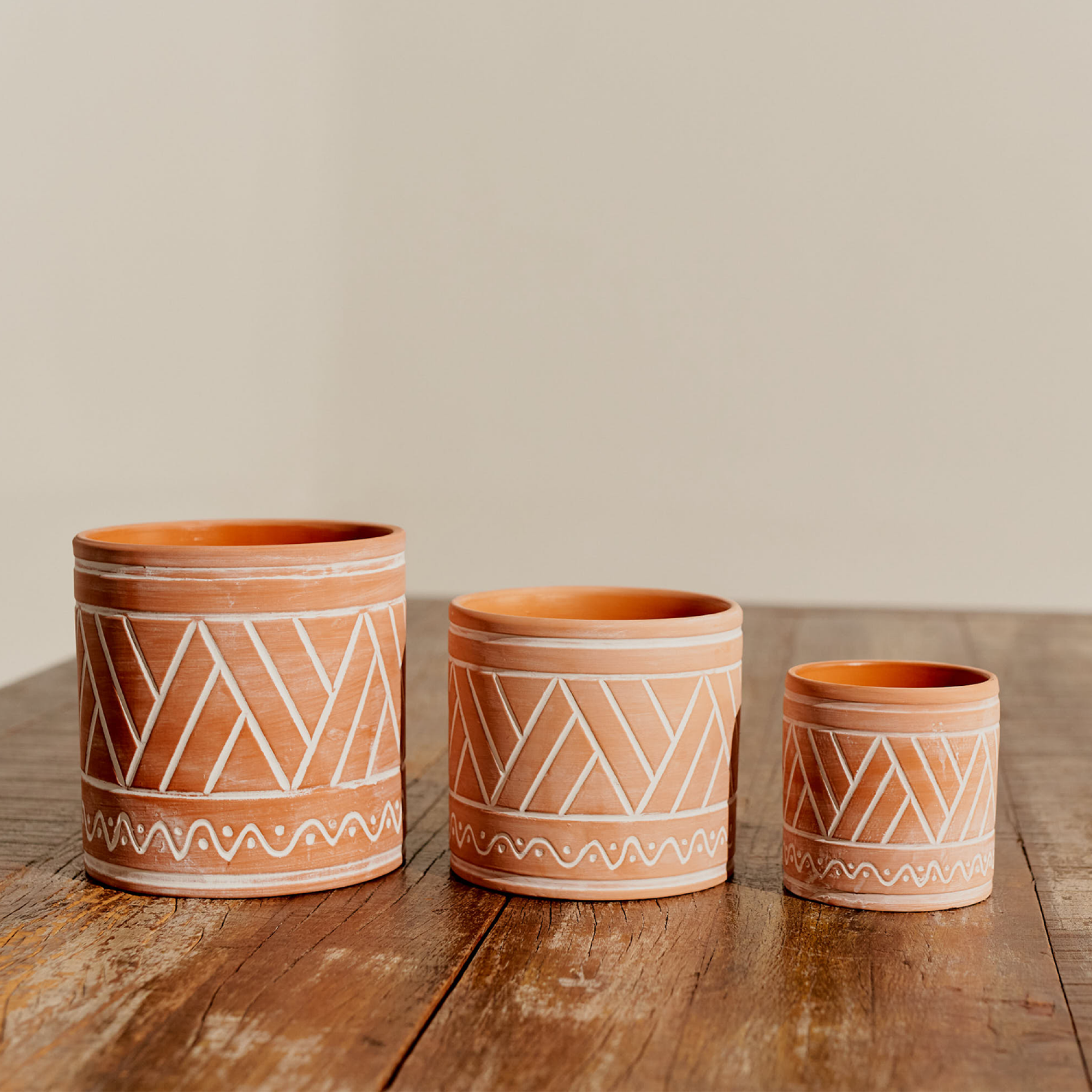 Jogo Cachepot Geométrico