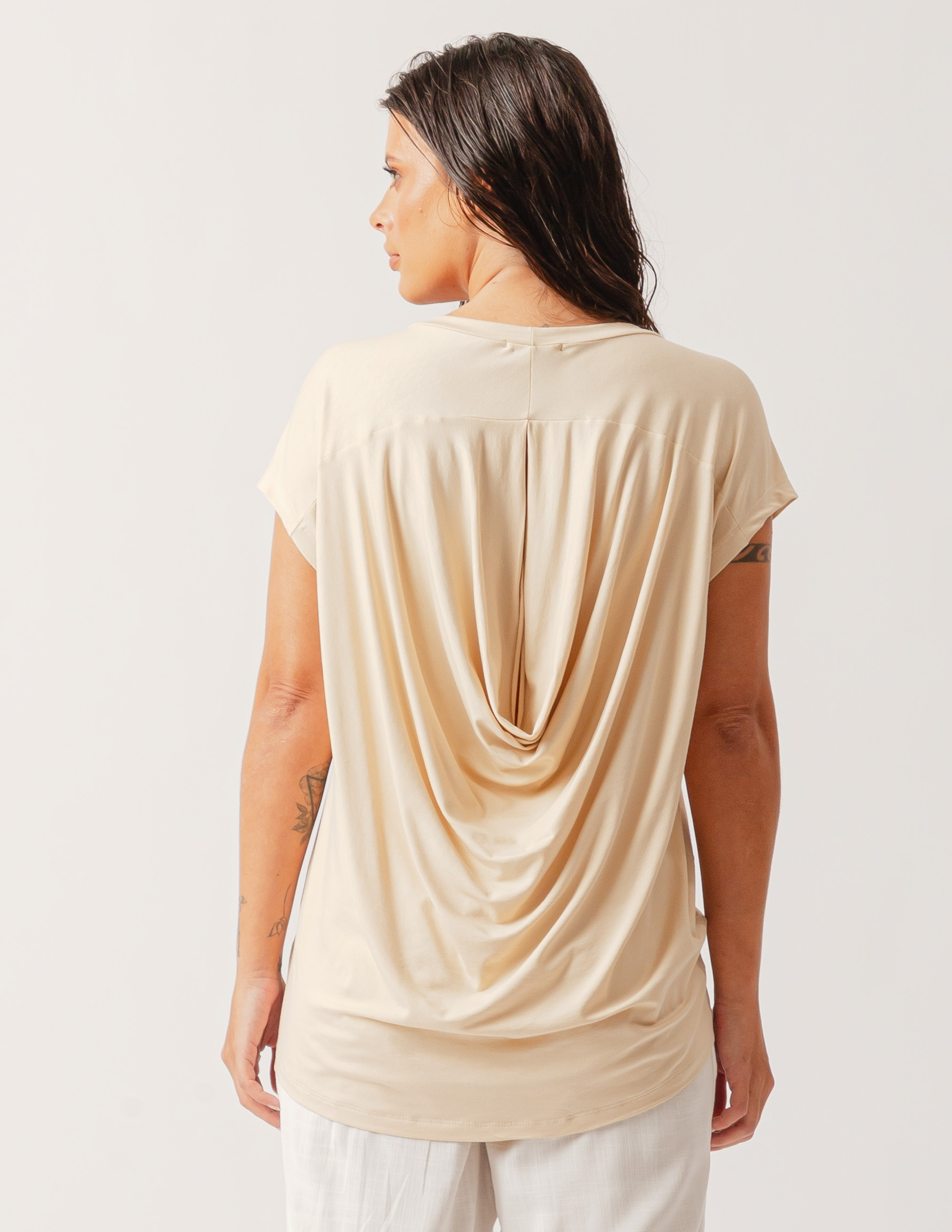 Blusa Drapeada Costa Gelato