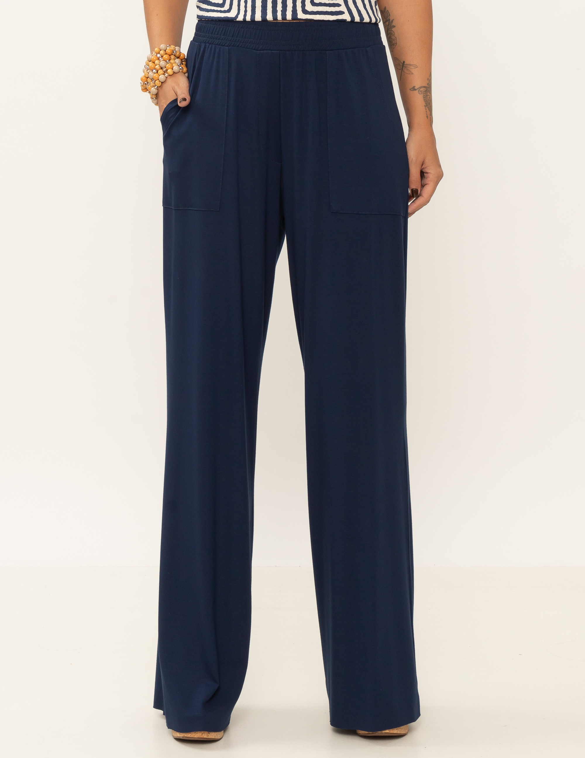 Calça Pantalona Marinho