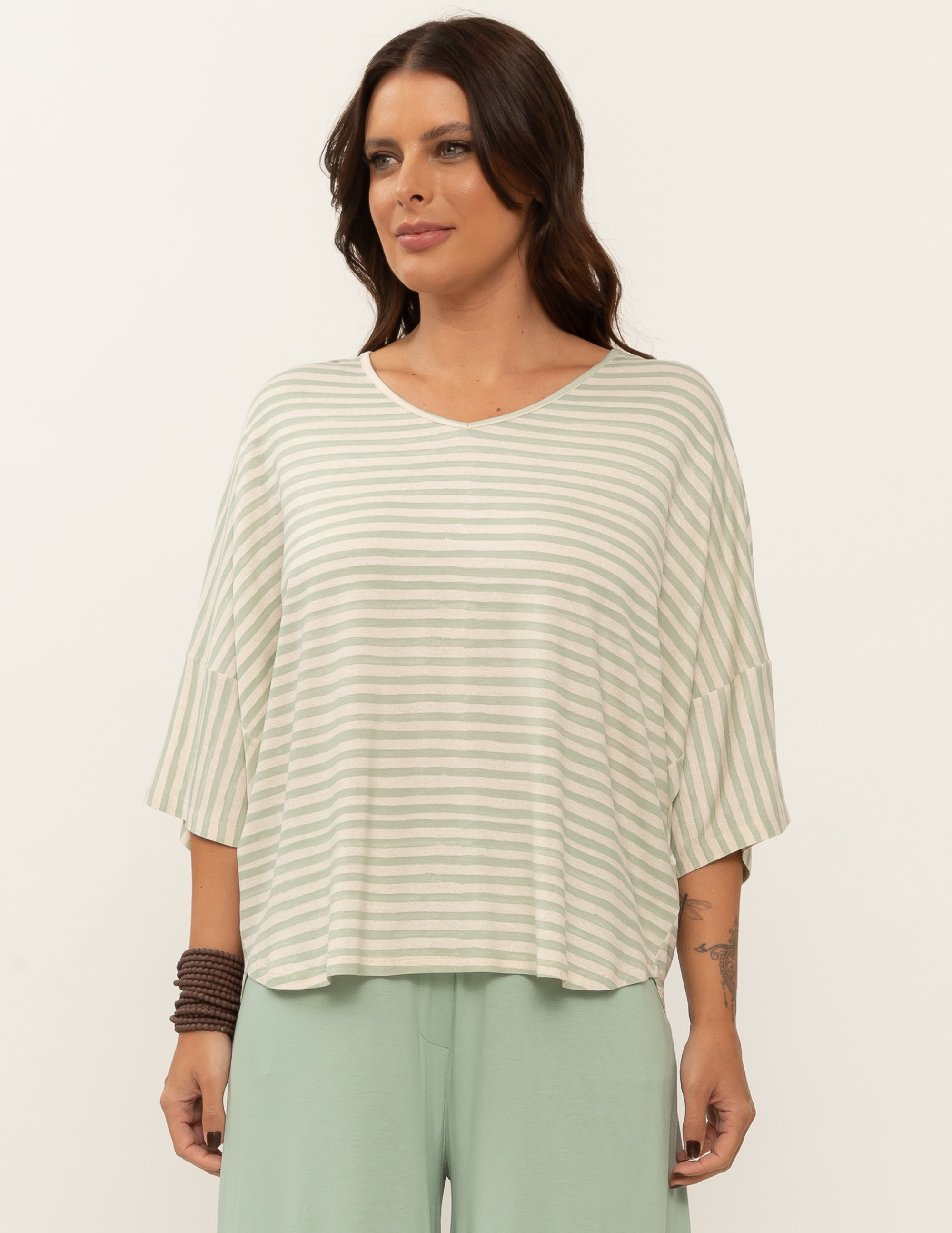 Bata Gola V Listras Verde Fiji