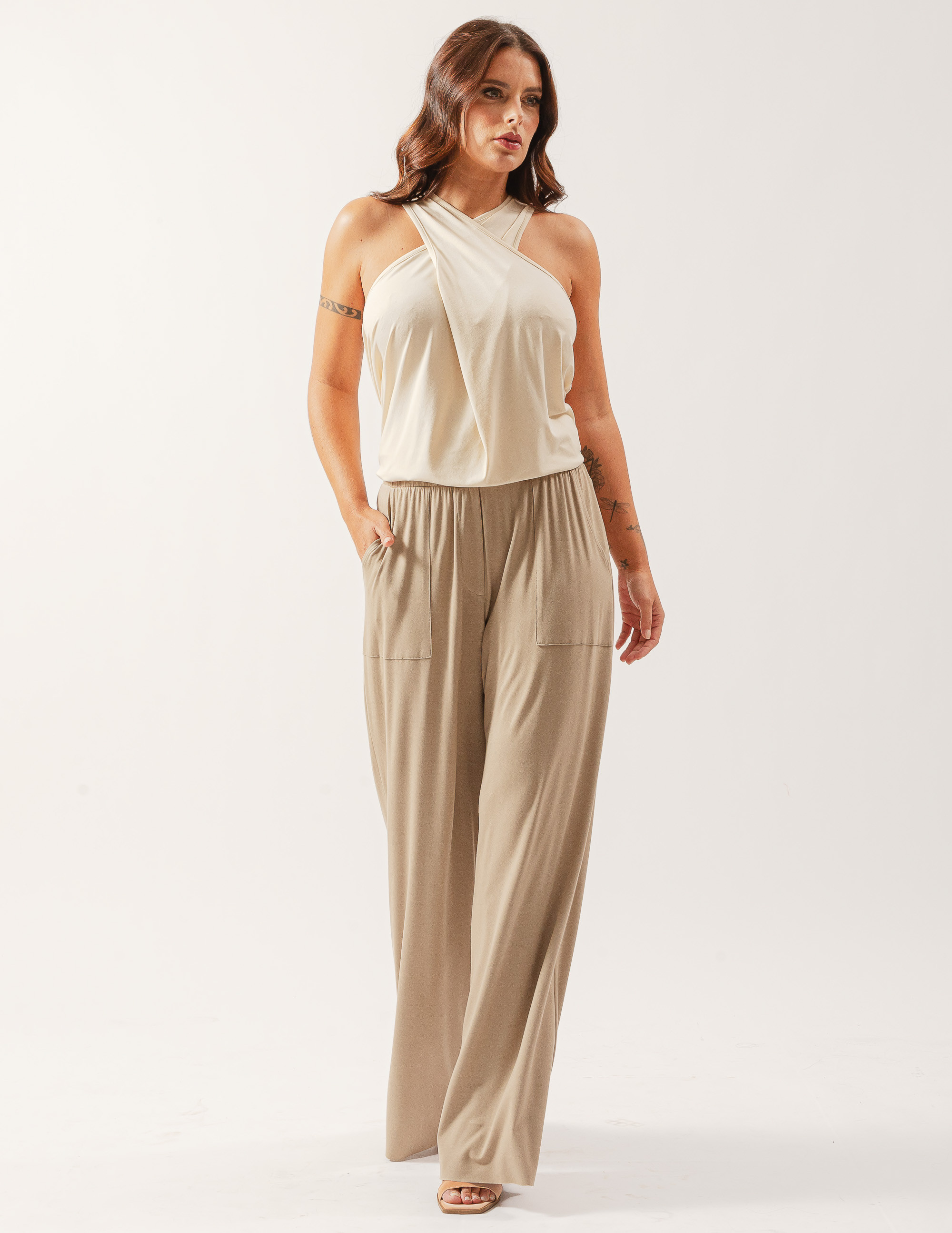 Blusa Decote Transpassado Gelato