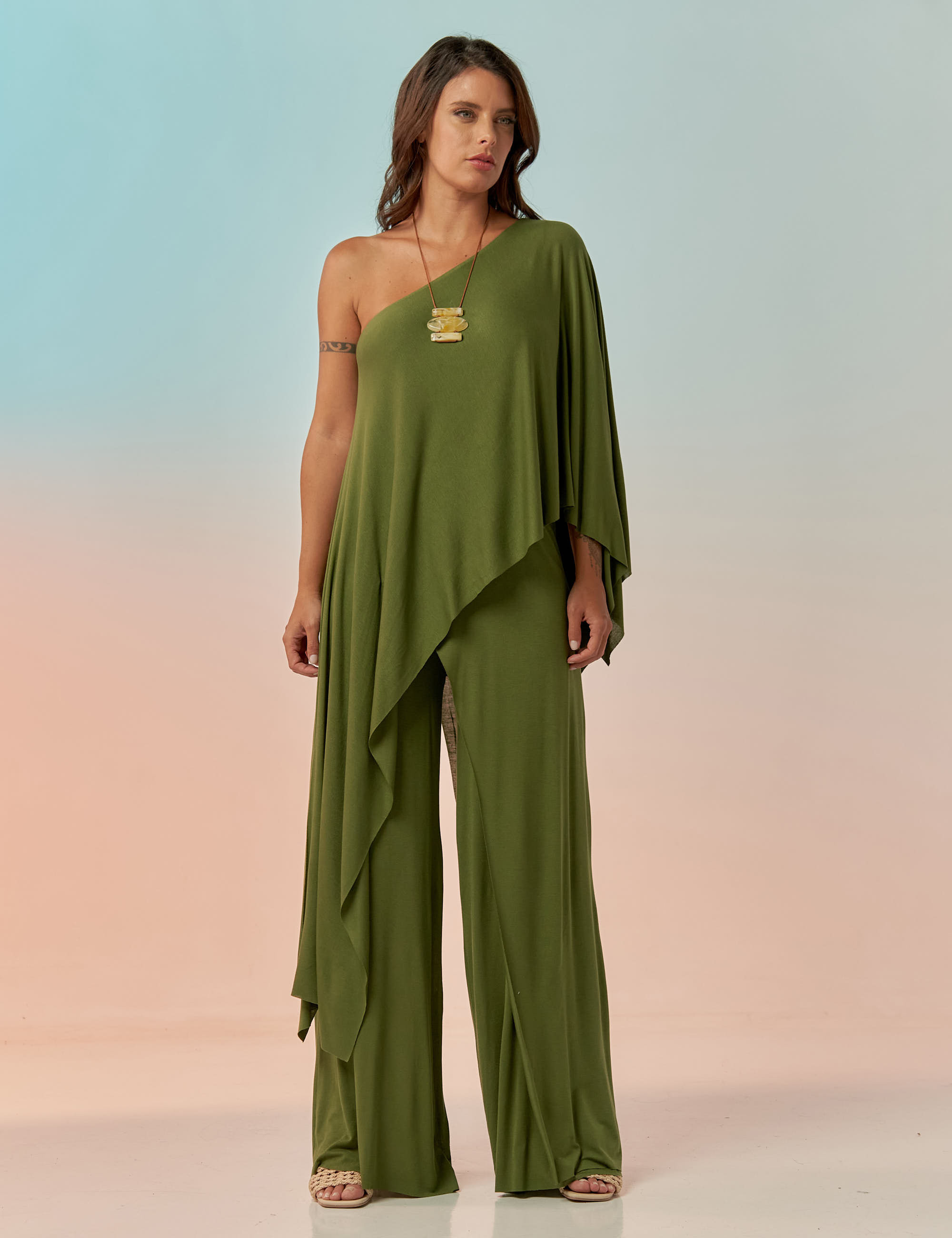 Conjunto Camadas Soft Azeitona