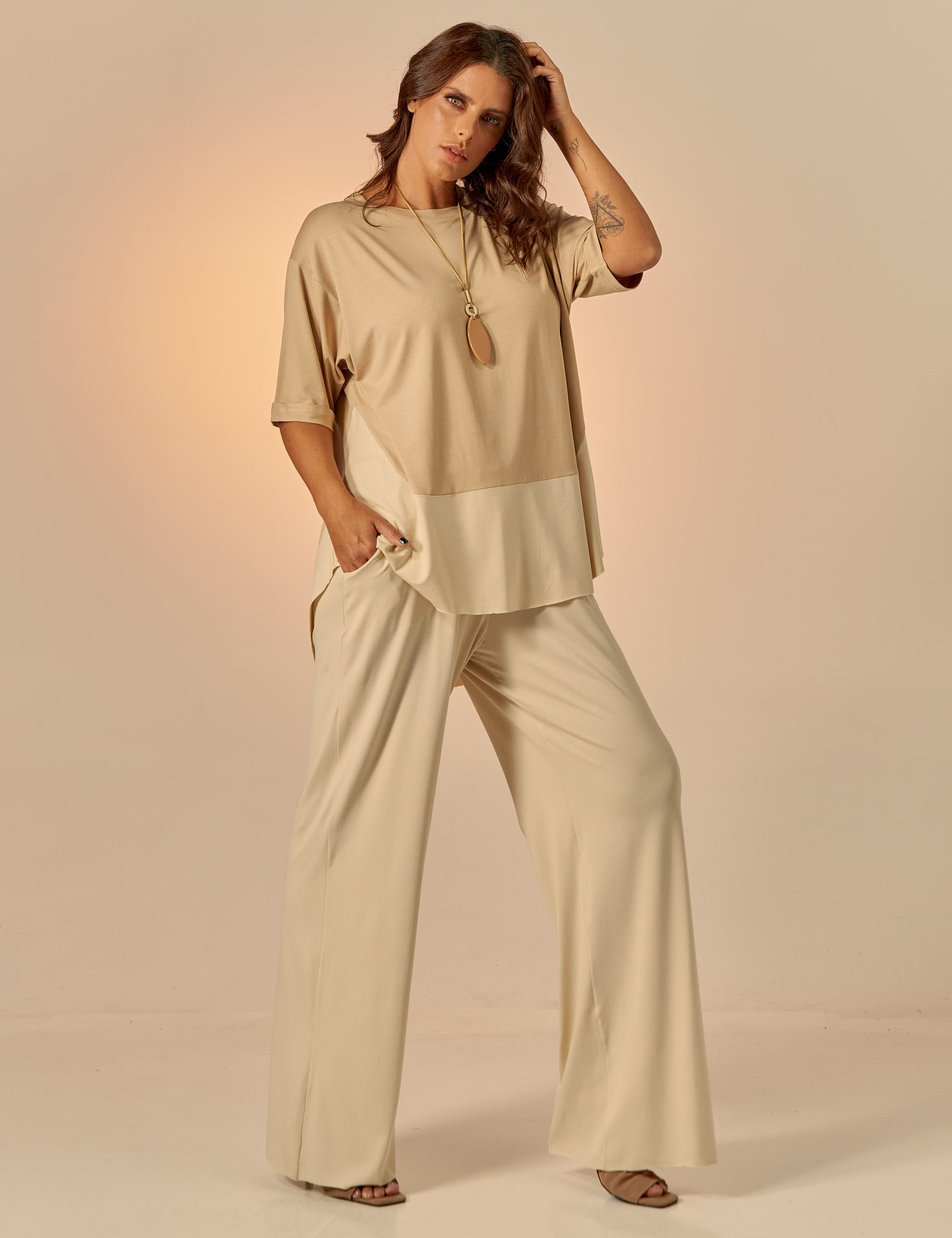 Conjunto Bicolor Reto Gelato