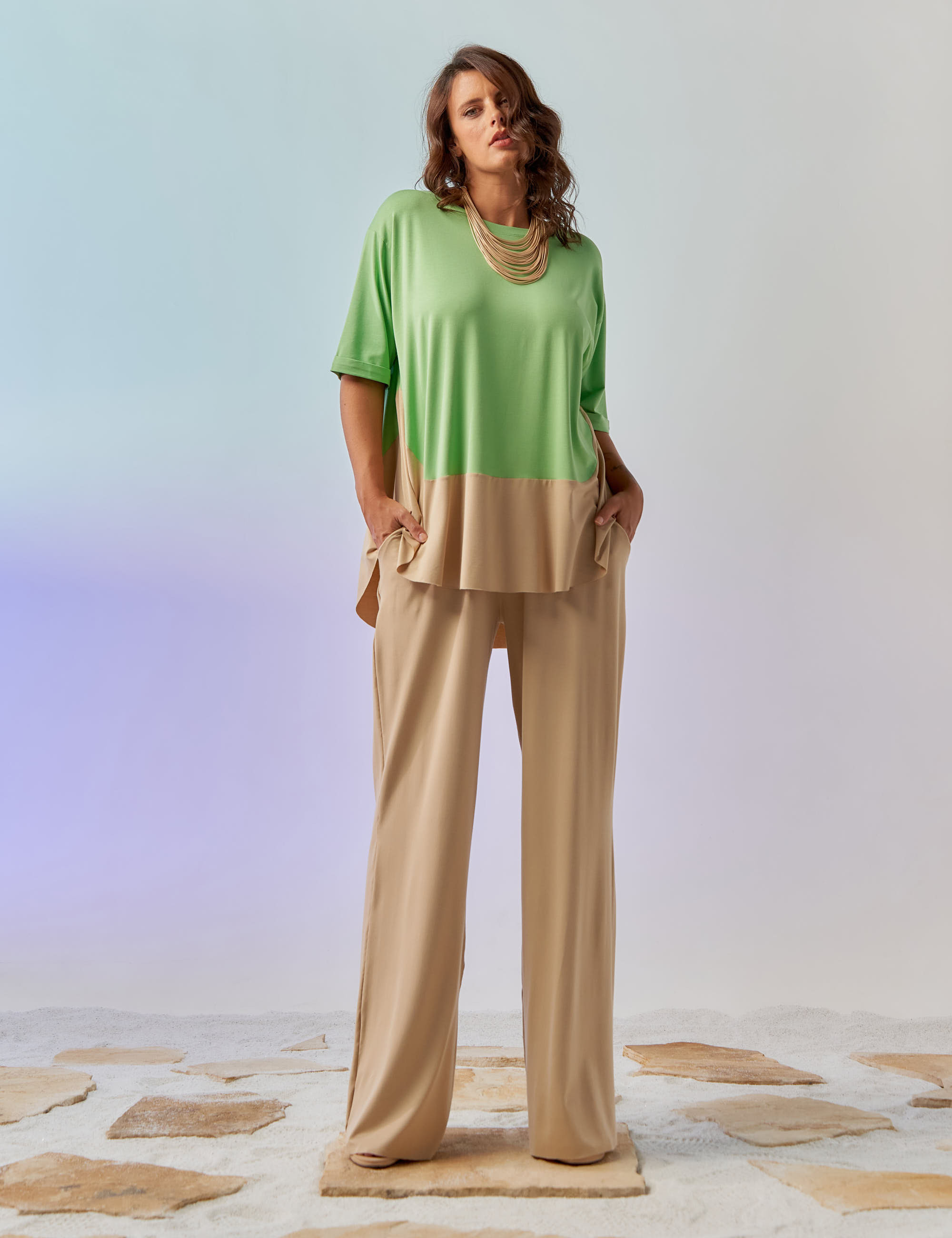 Conjunto Bicolor Reto Salsa