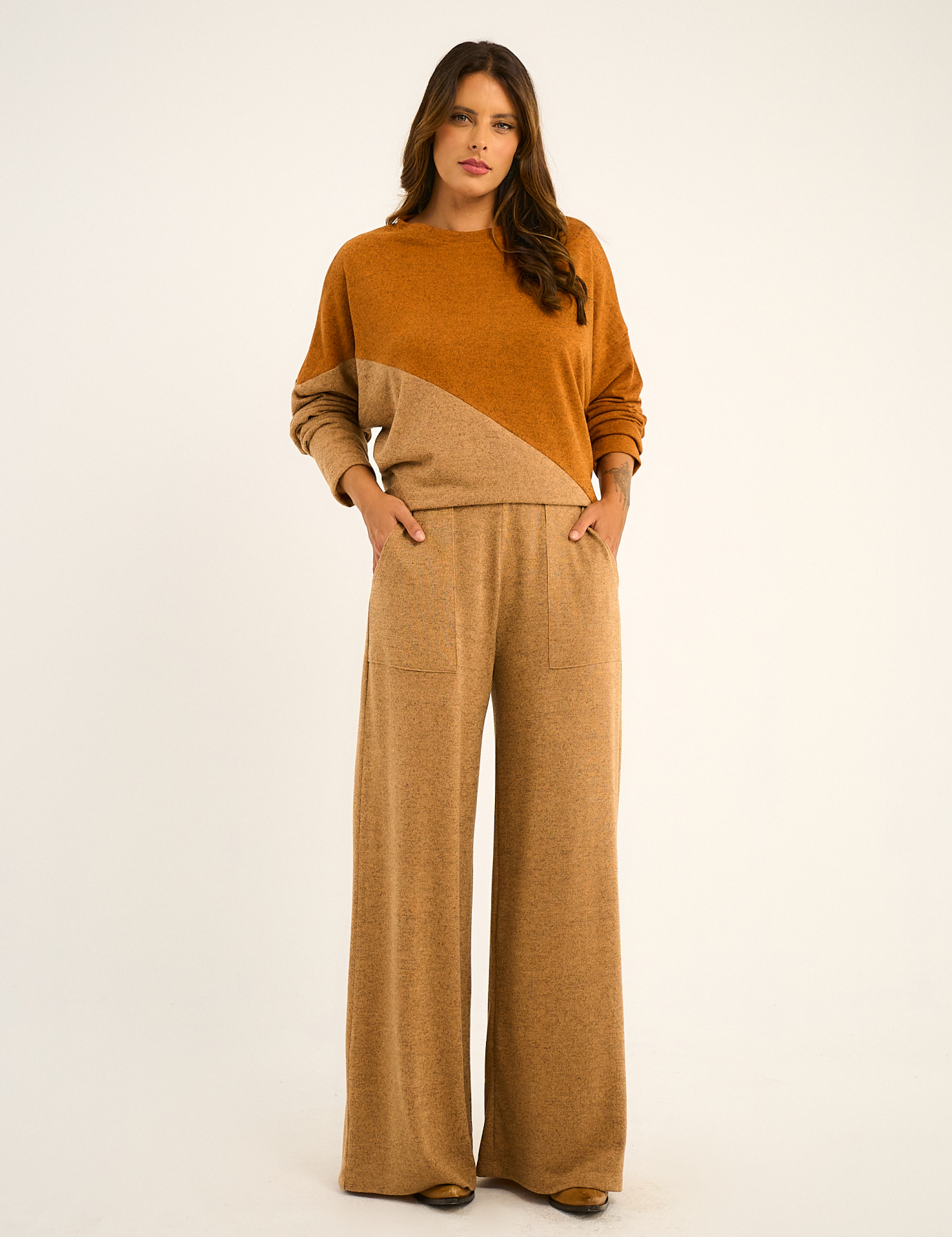 Conjunto Lã Classic Diagonal Ambrosia