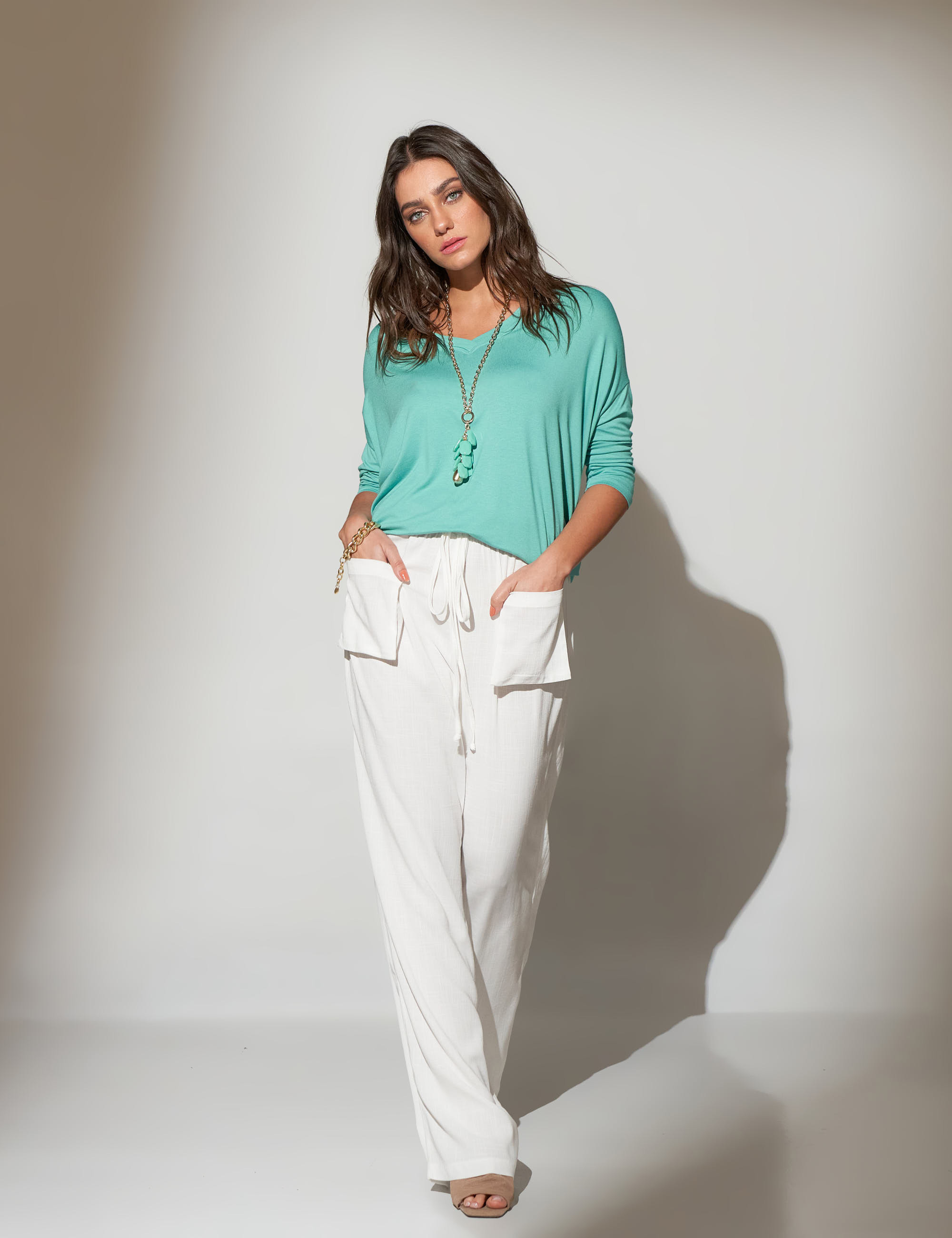 Blusa Morcego Gola V Jangada-U