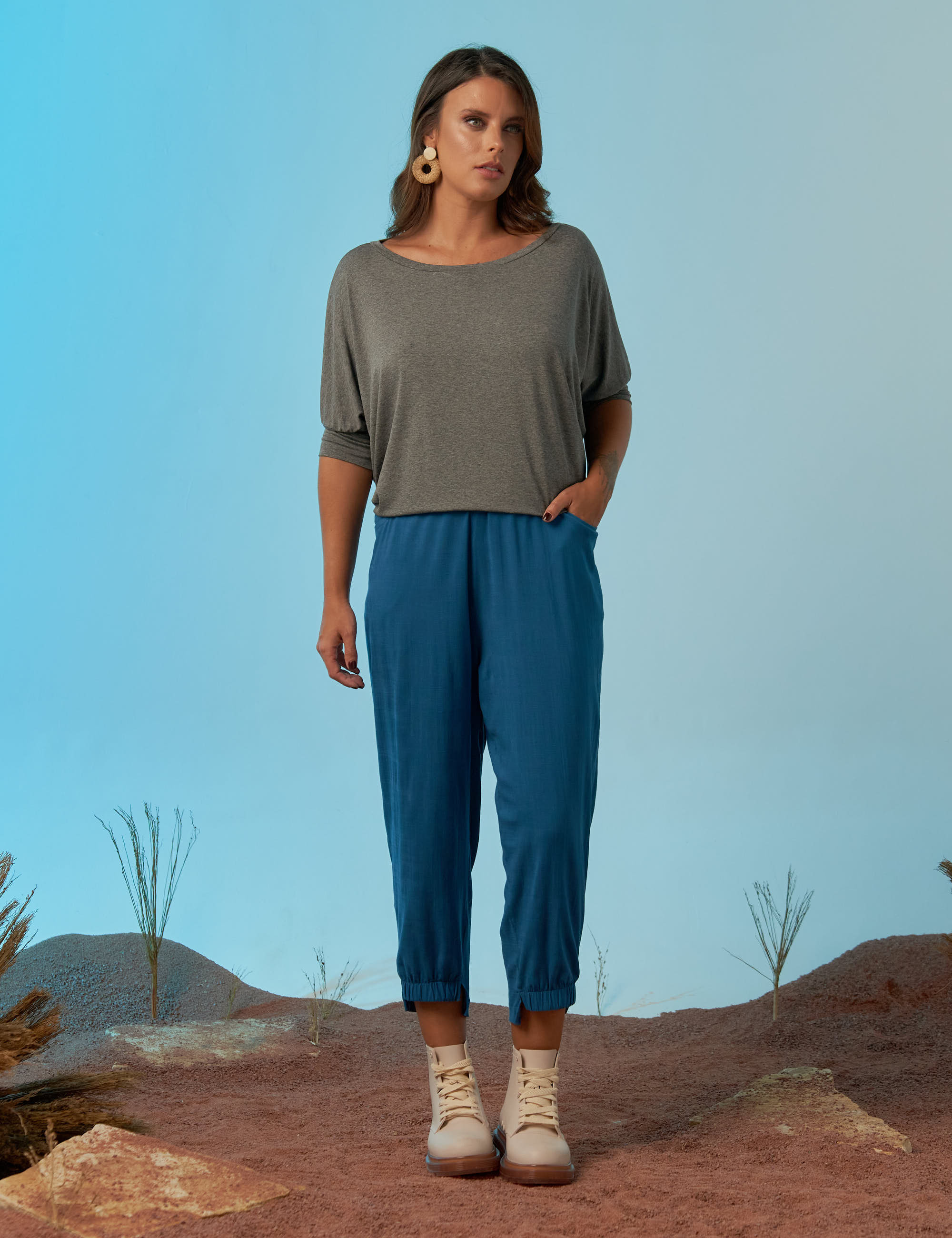 Blusa Quadrada Mescla