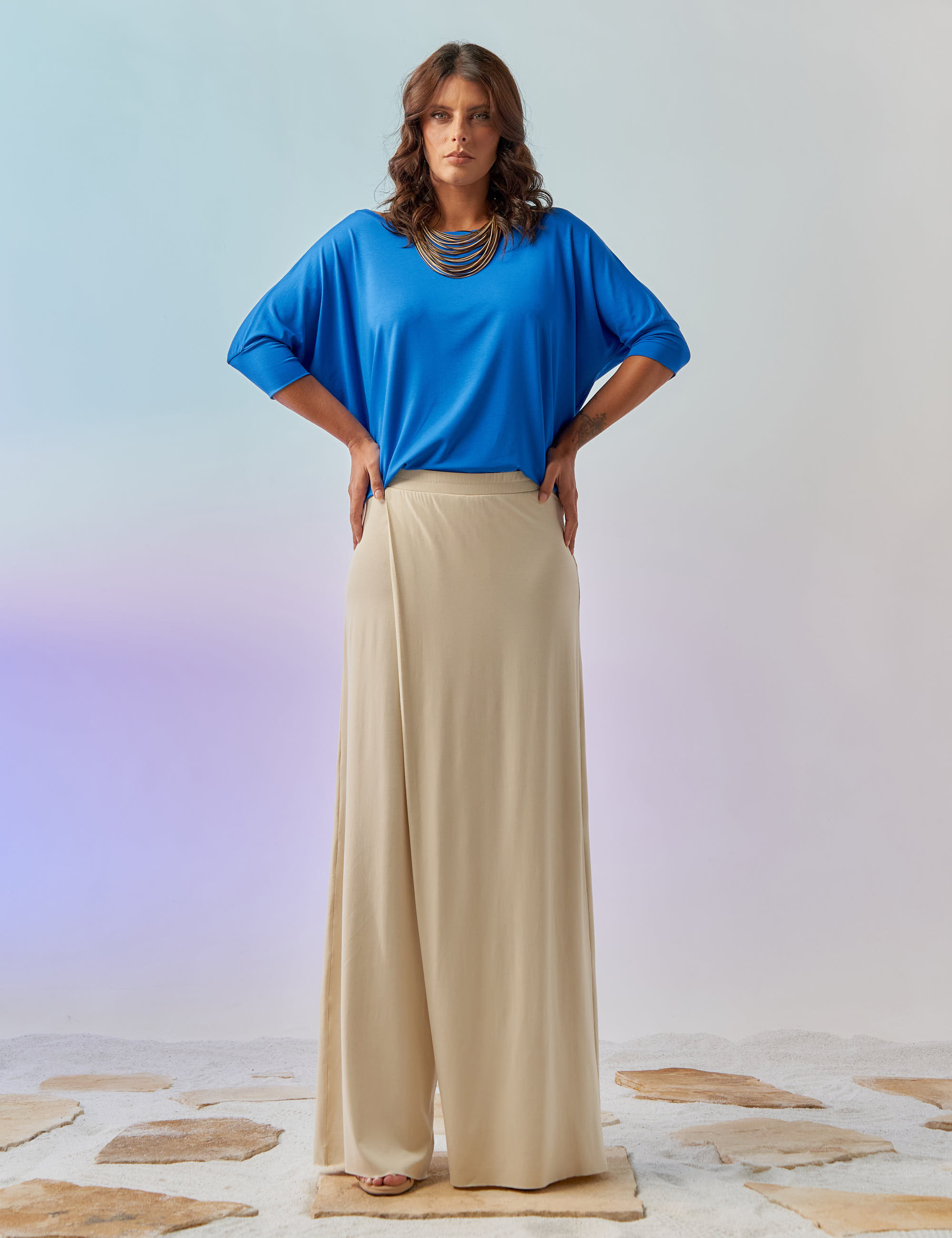 Blusa Quadrada Grego