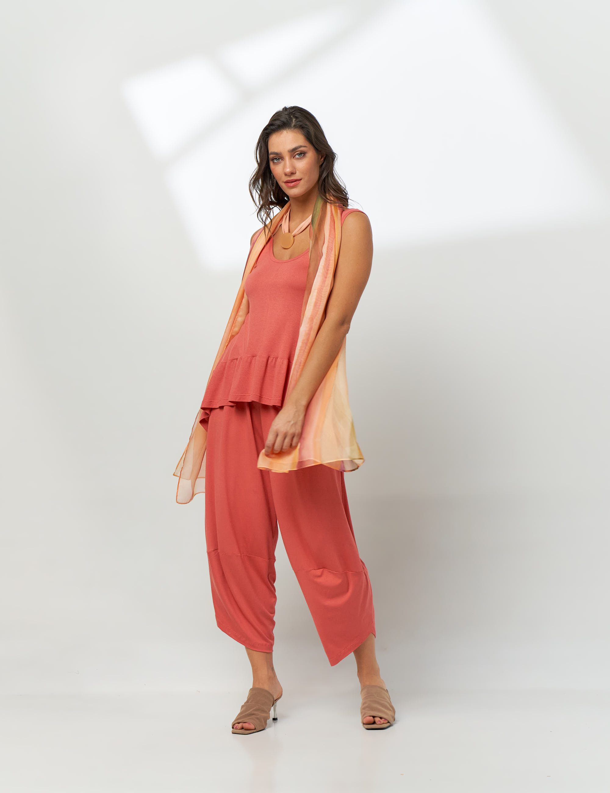 Calça Pantacourt Malha Figo