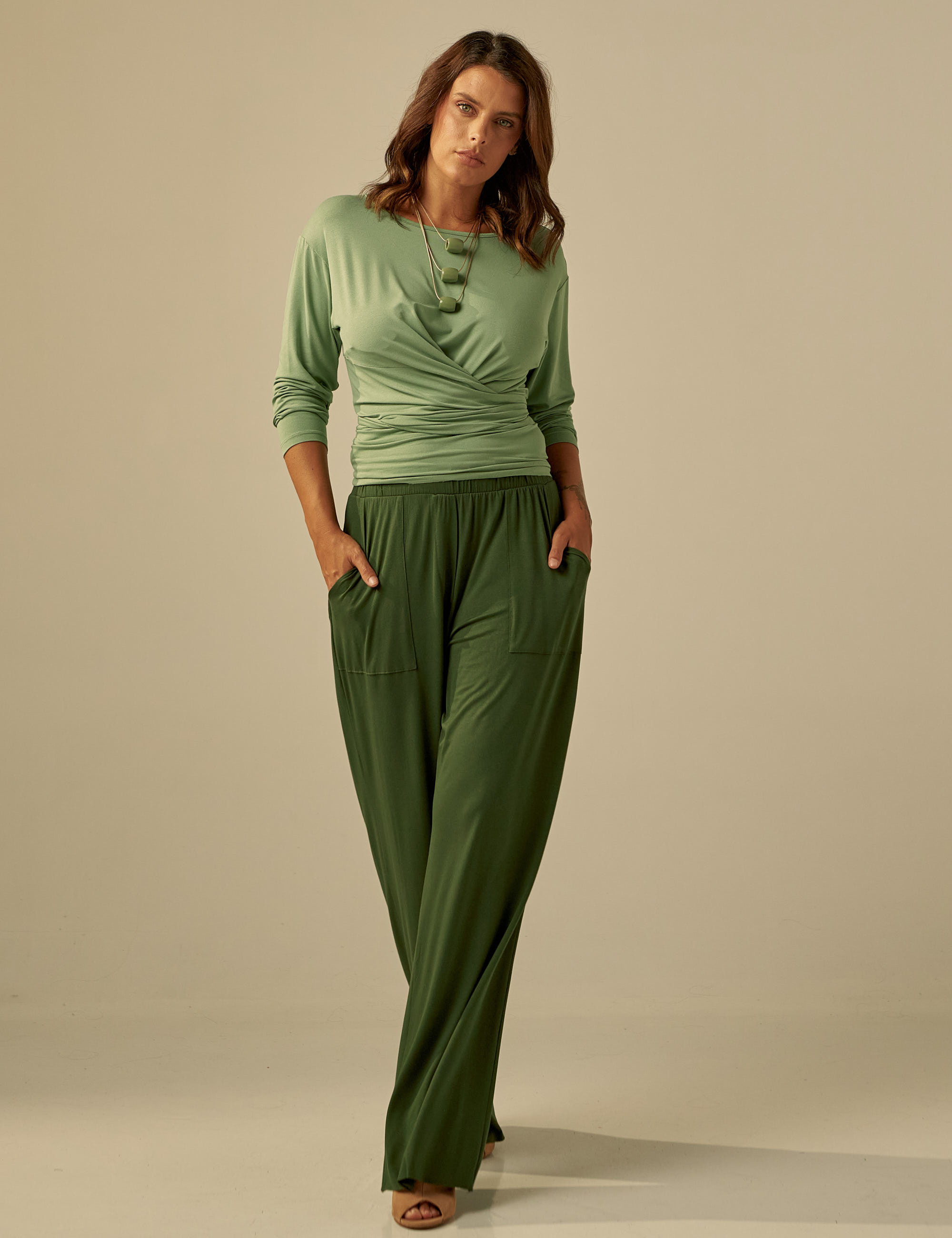 Blusa Nó Manga Longa Quartzo