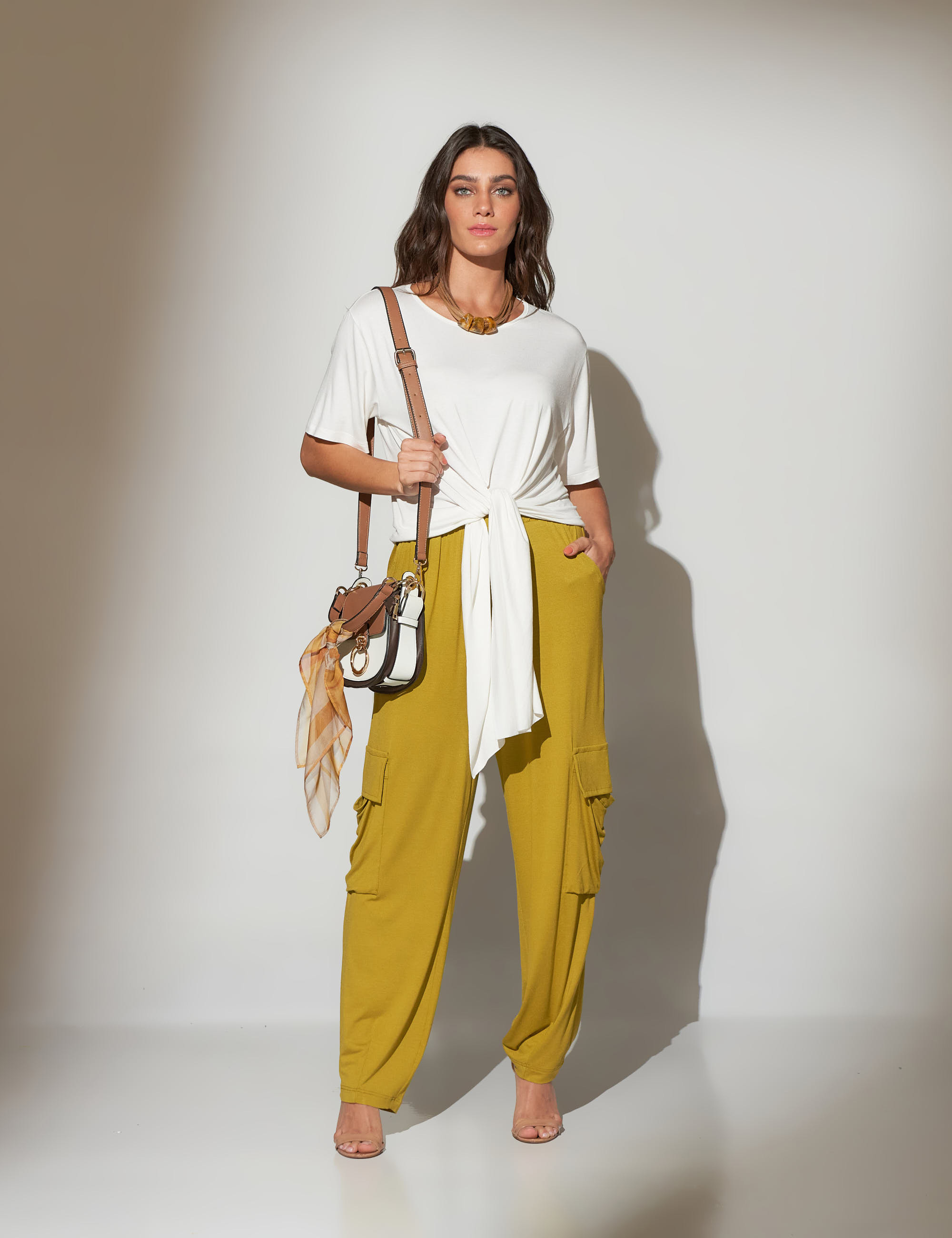 Calça Bolso Lateral Espinafre-U