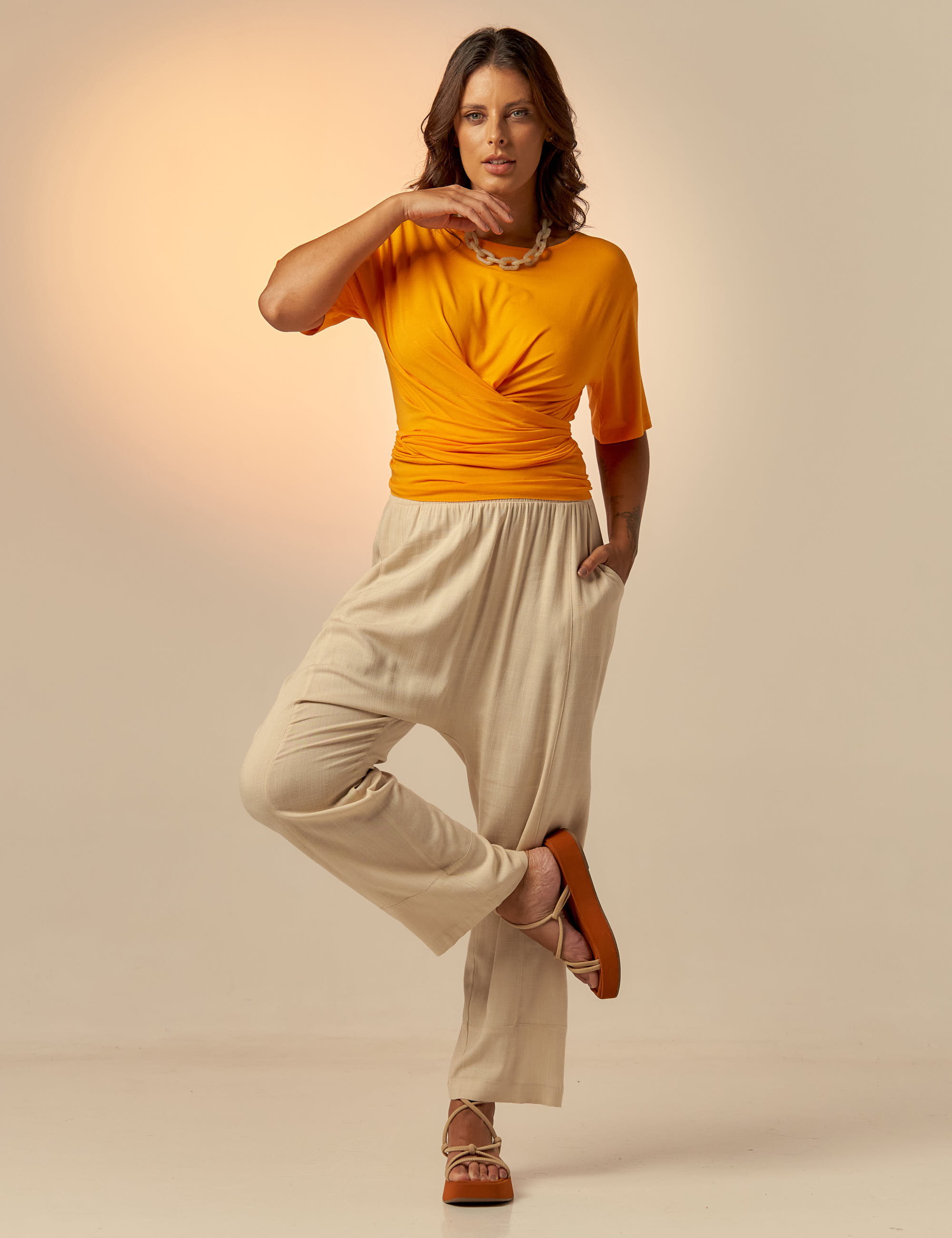 Blusa Nó Frente Criativo