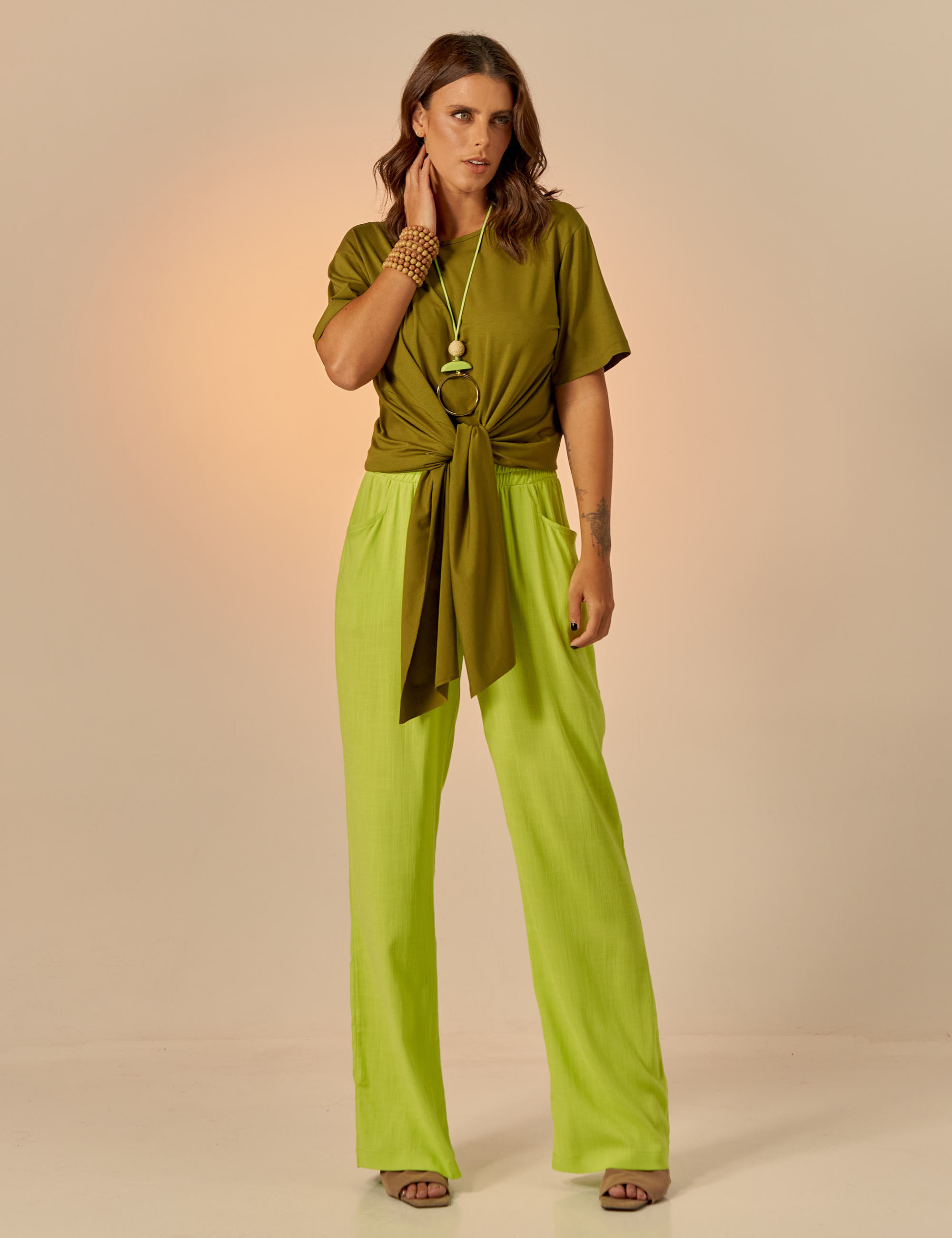 Blusa Nó Frente Atemoia