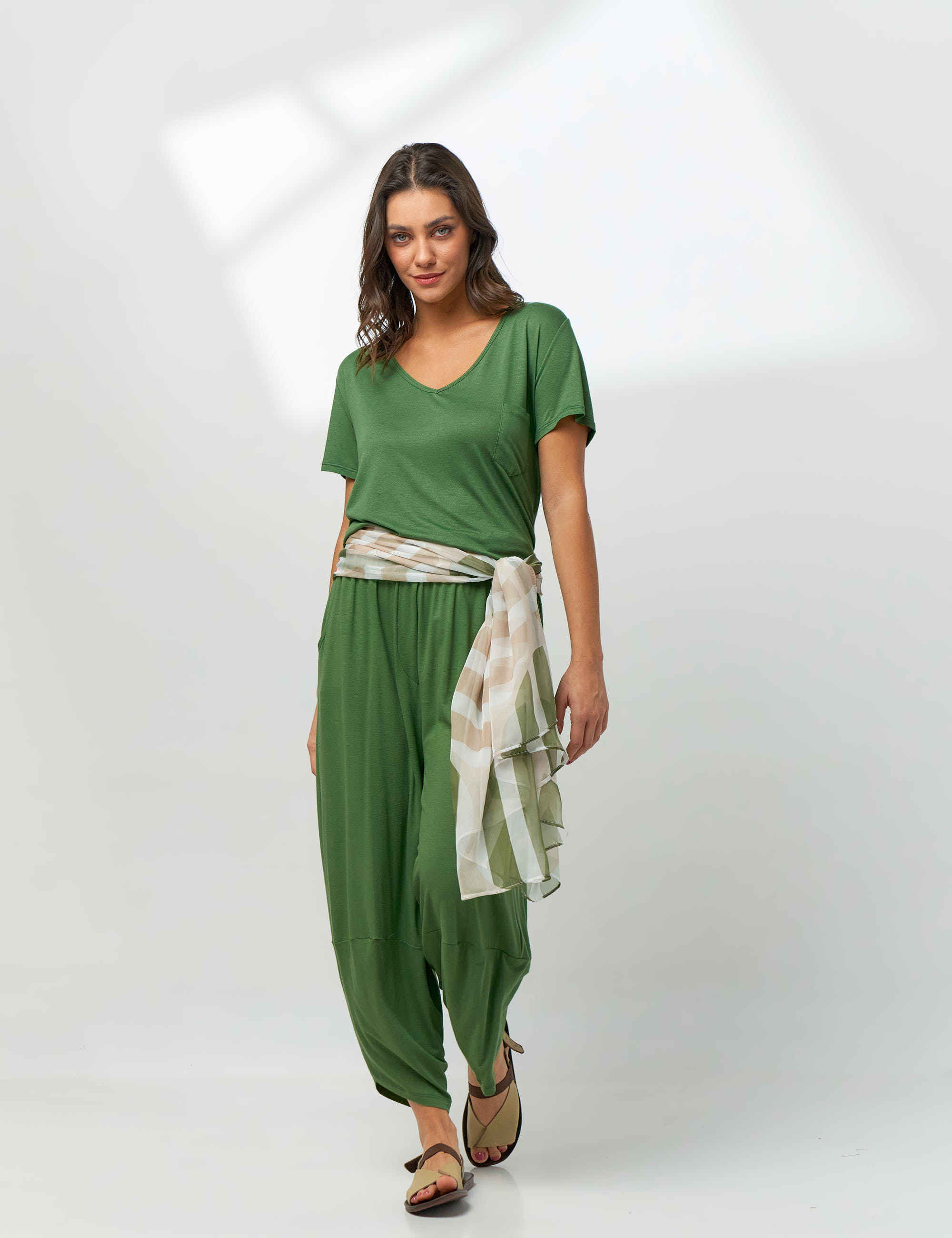 Calça Pantacourt Malha Alecrim