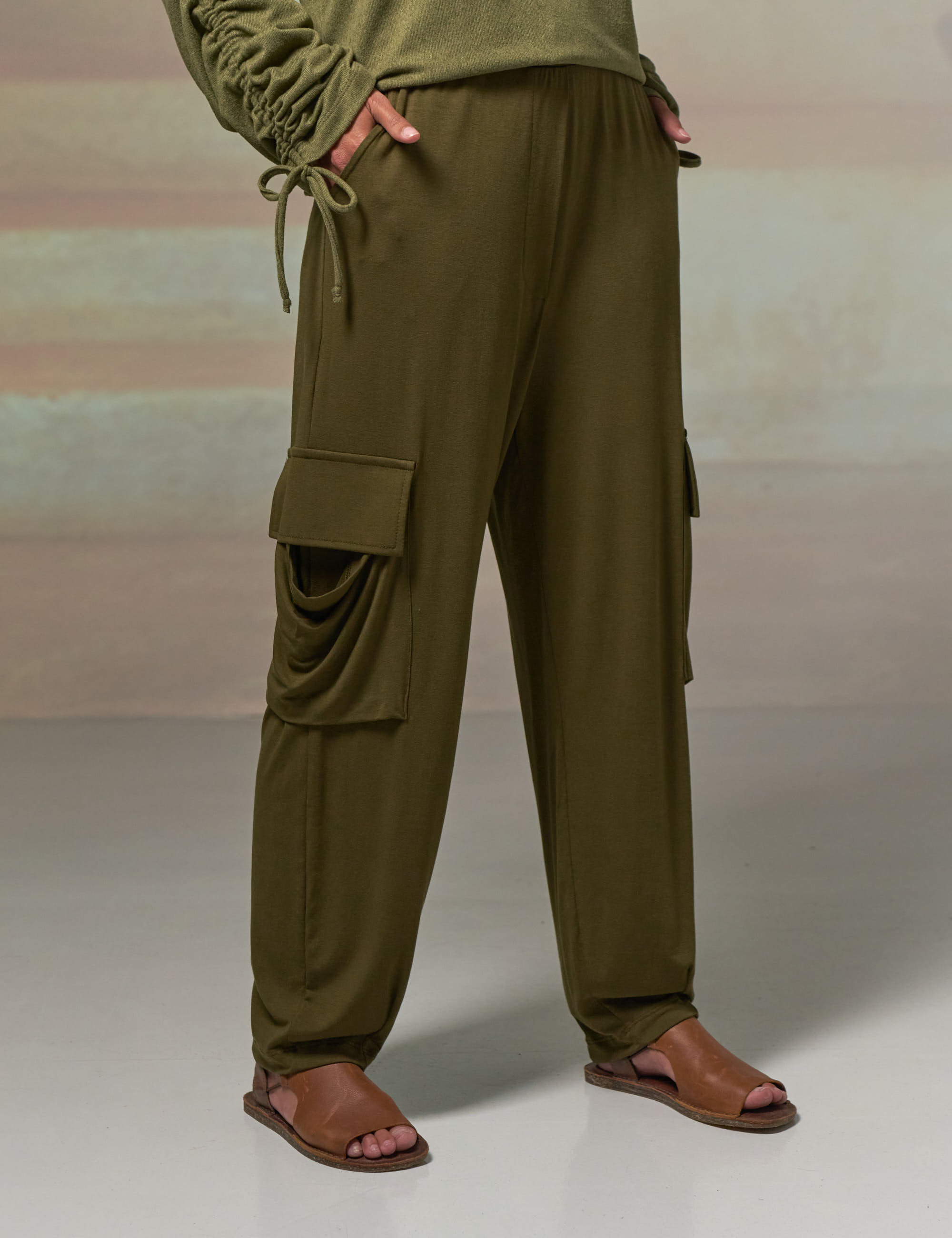 Calça Bolso Lateral Orégano