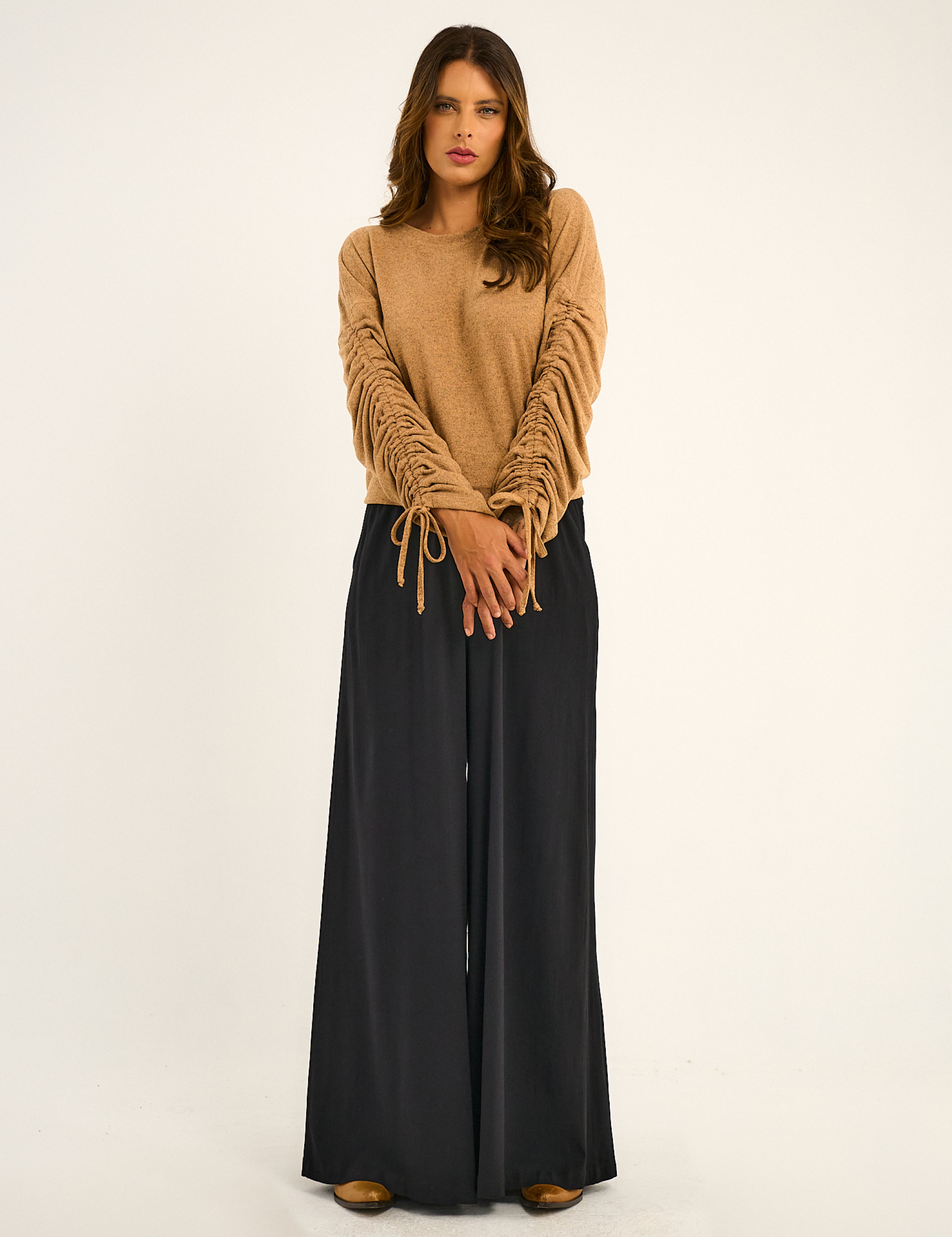 Blusa Lã Manga Franzida Ambrosia