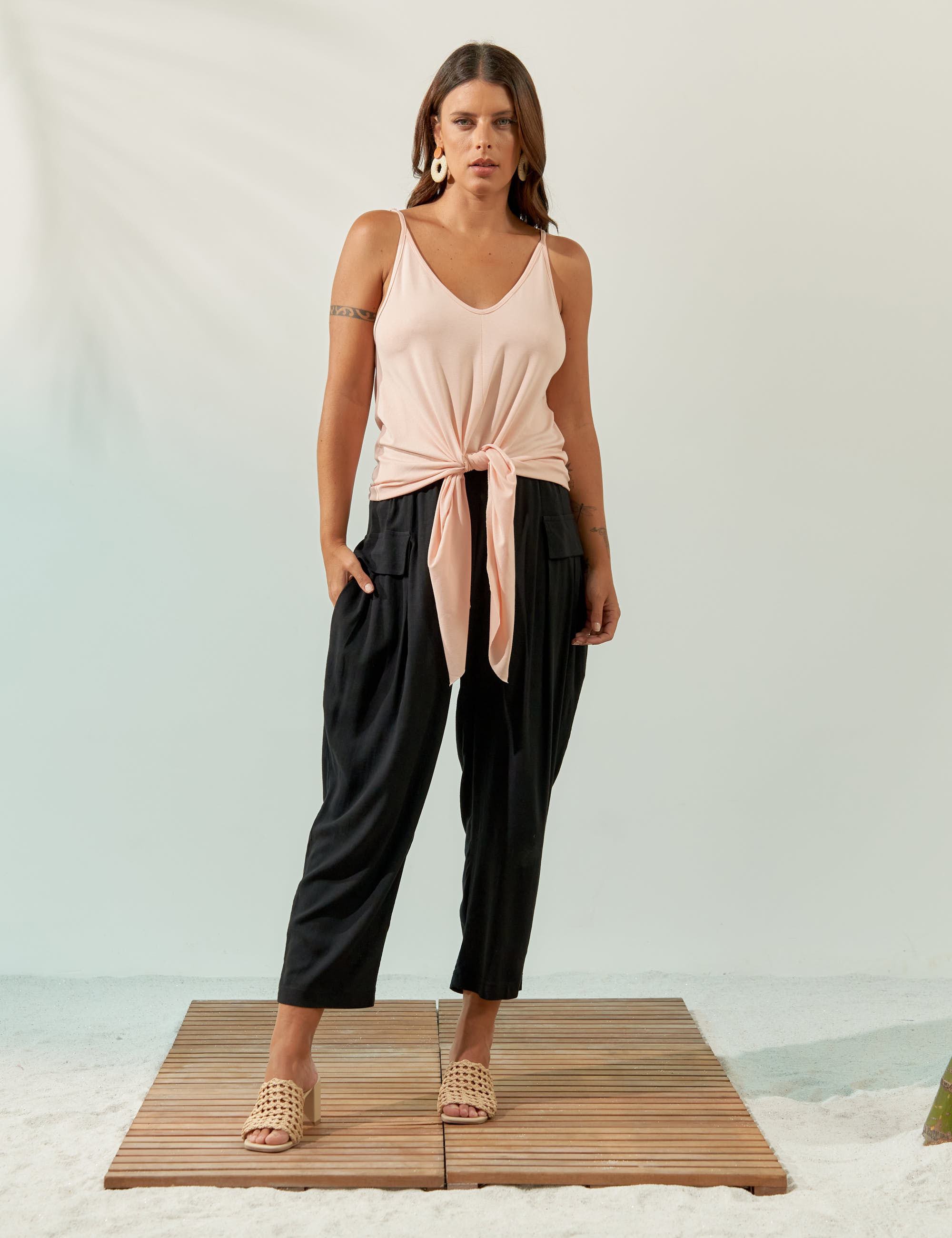 Regata Amarração Rosa Balé