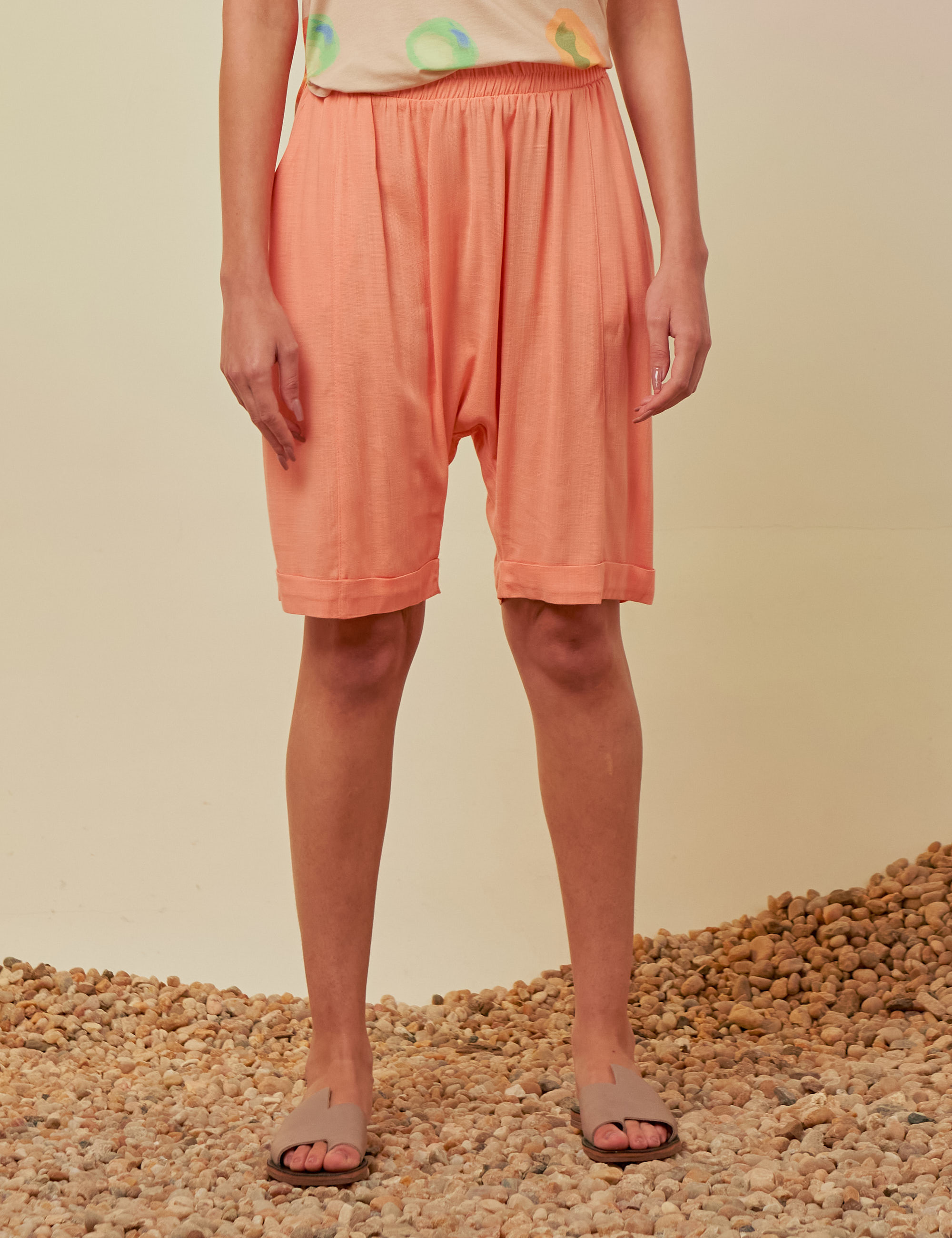 Bermuda Saruel Linho Alegria