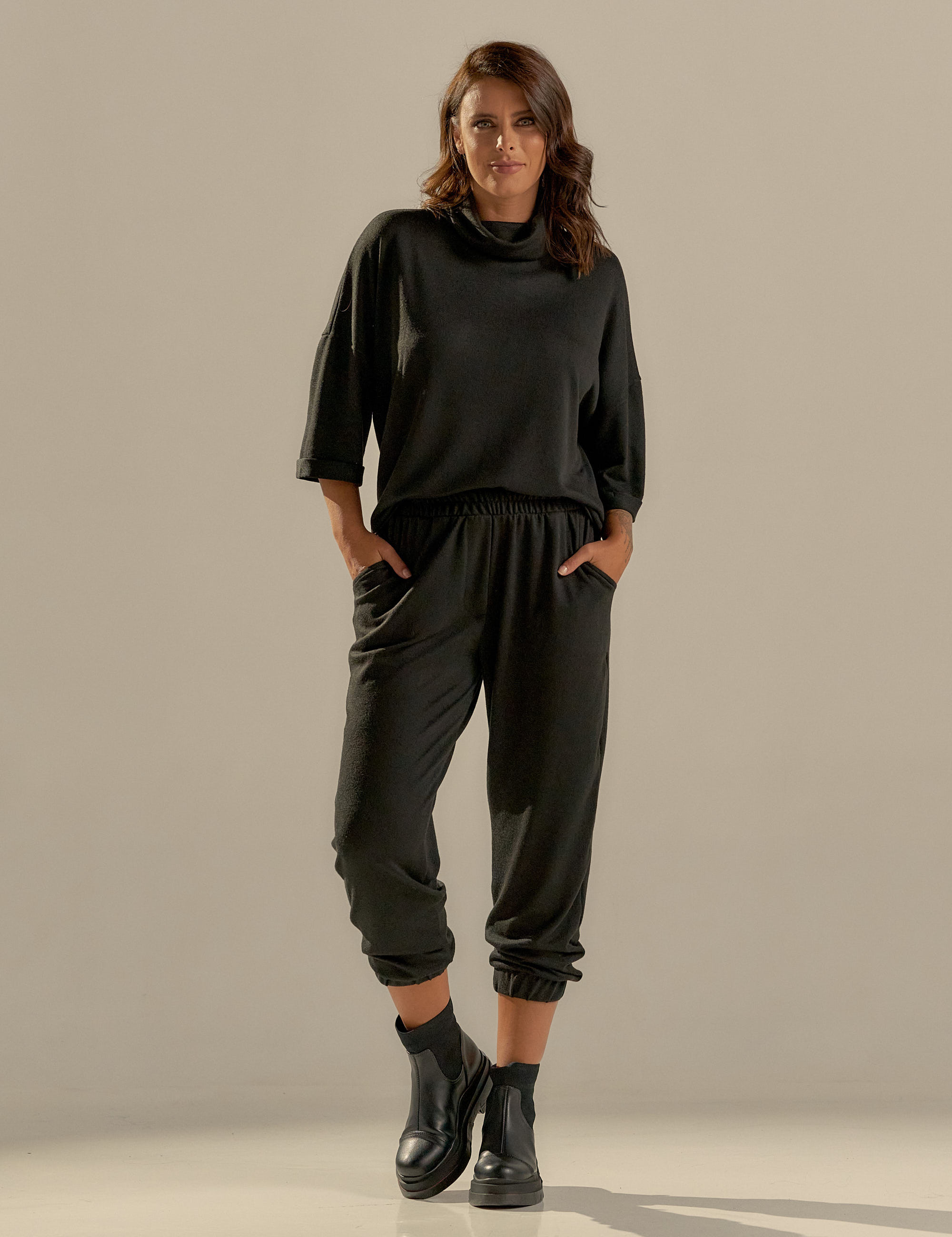 Conjunto Lãzinha Esporte Preto