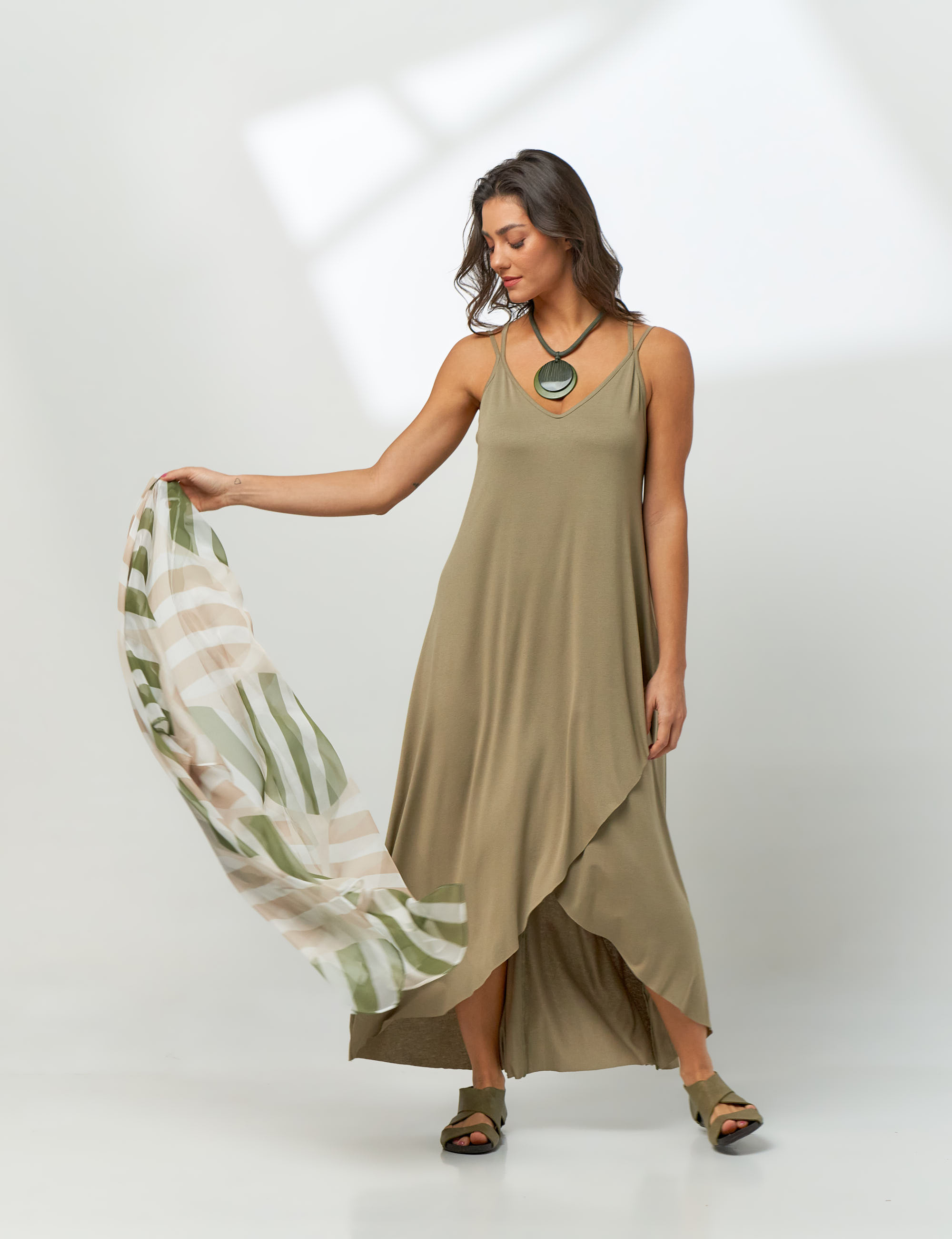 Vestido Camadas Cipó