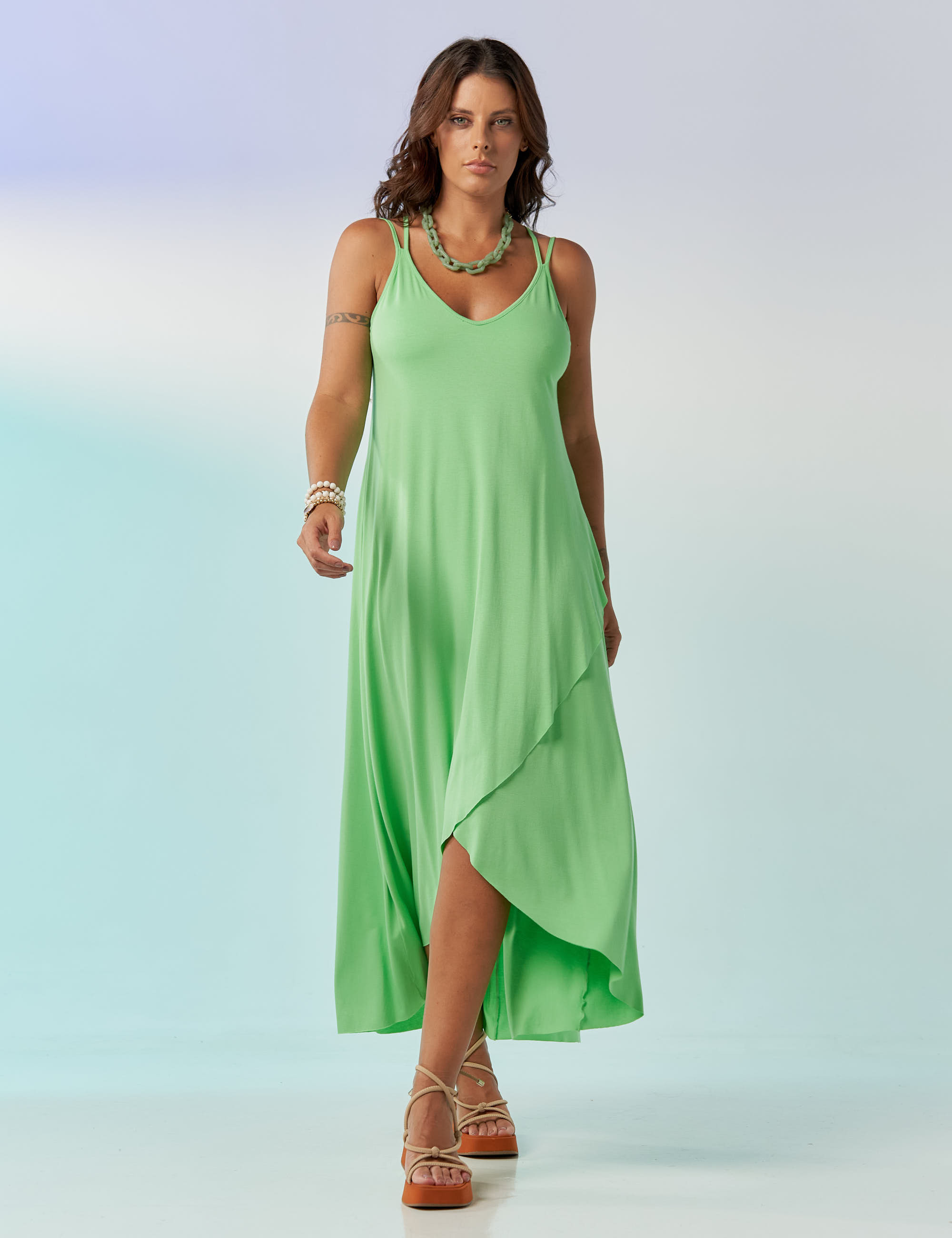 Vestido Camadas Astral