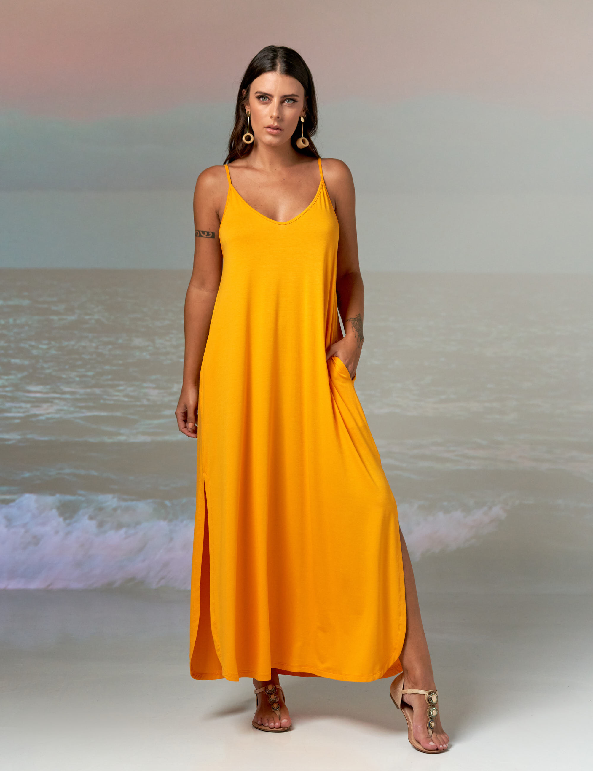 Vestido Regatão Maracujá