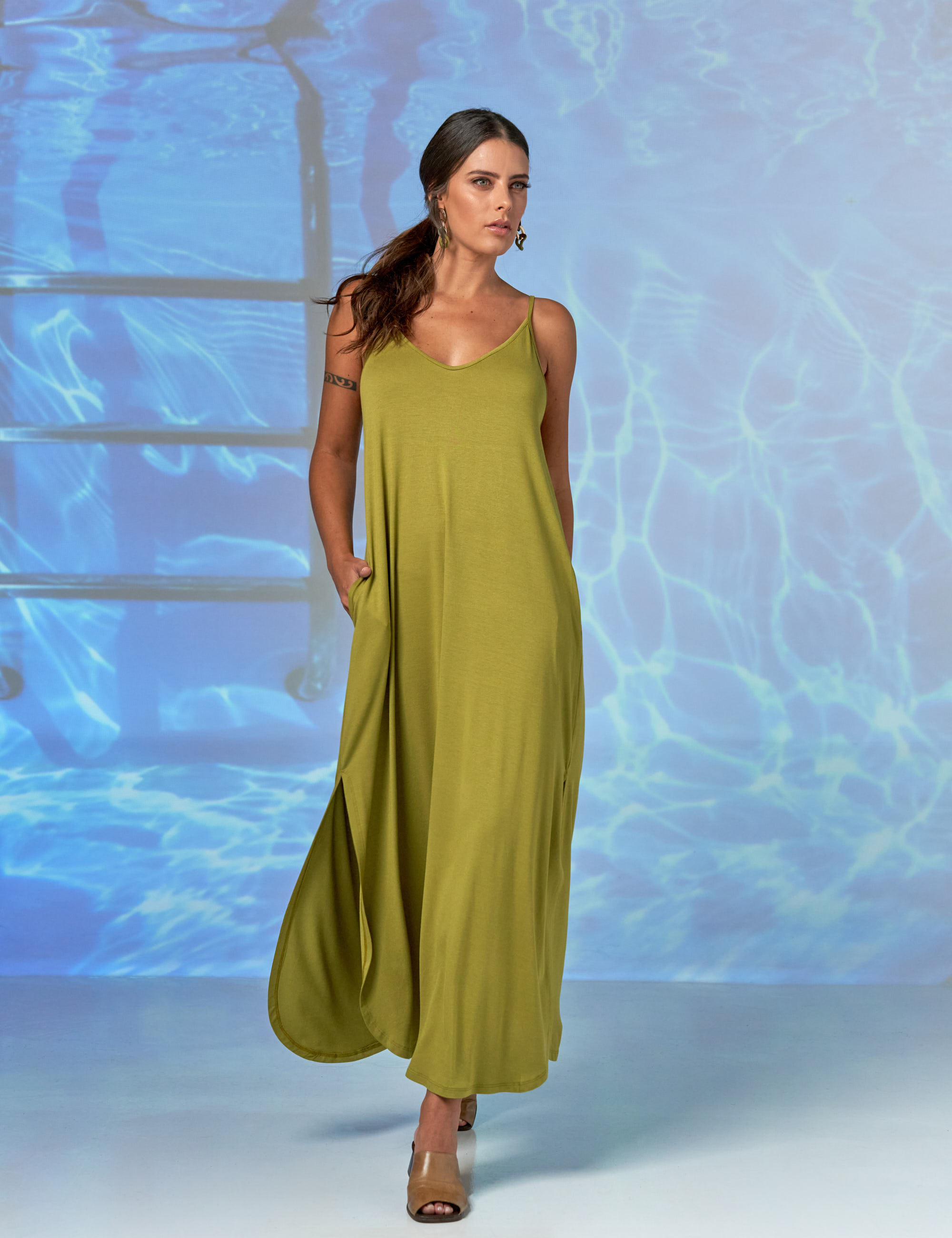 Vestido Regatão Maçã Verde