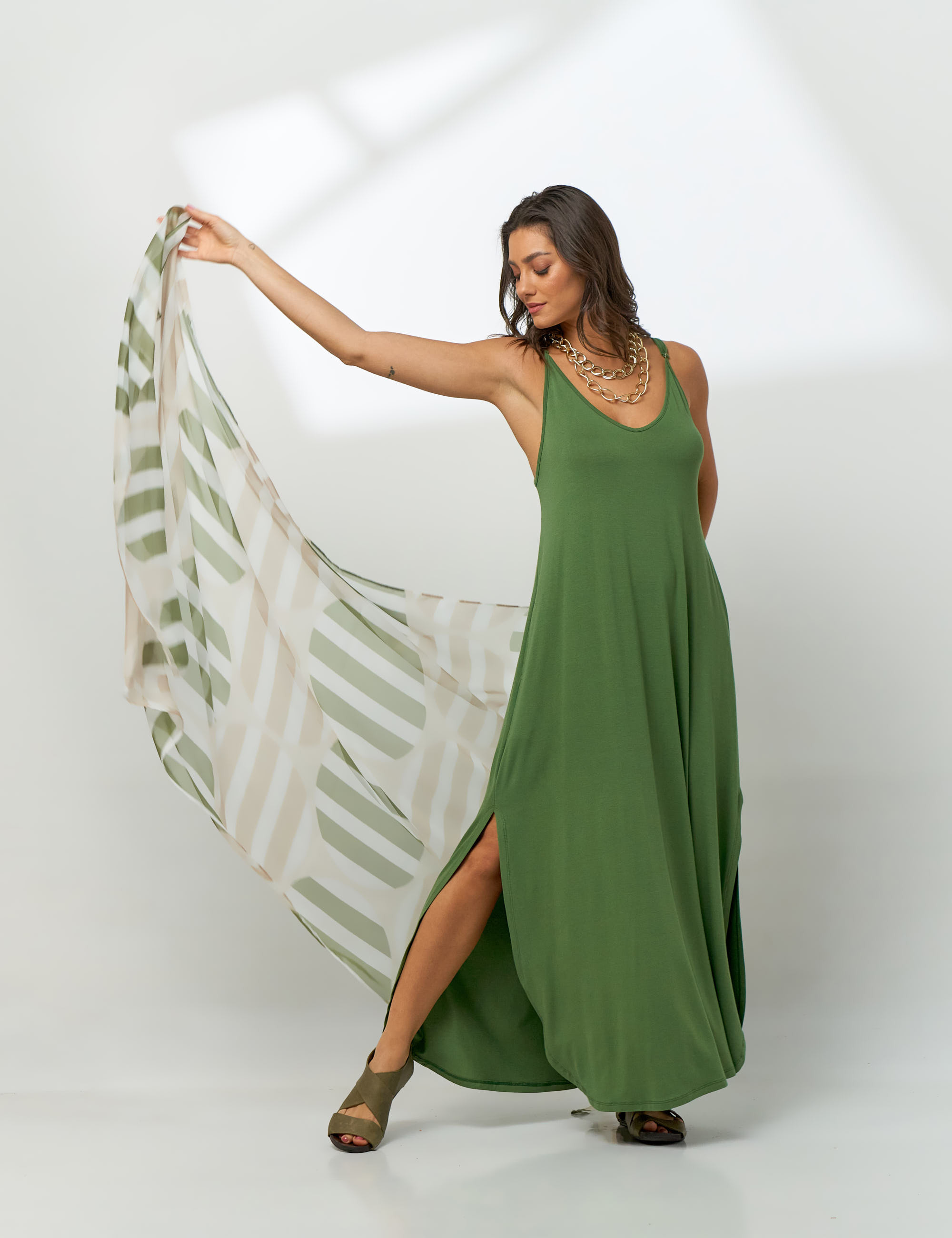 Vestido Regatão Alecrim