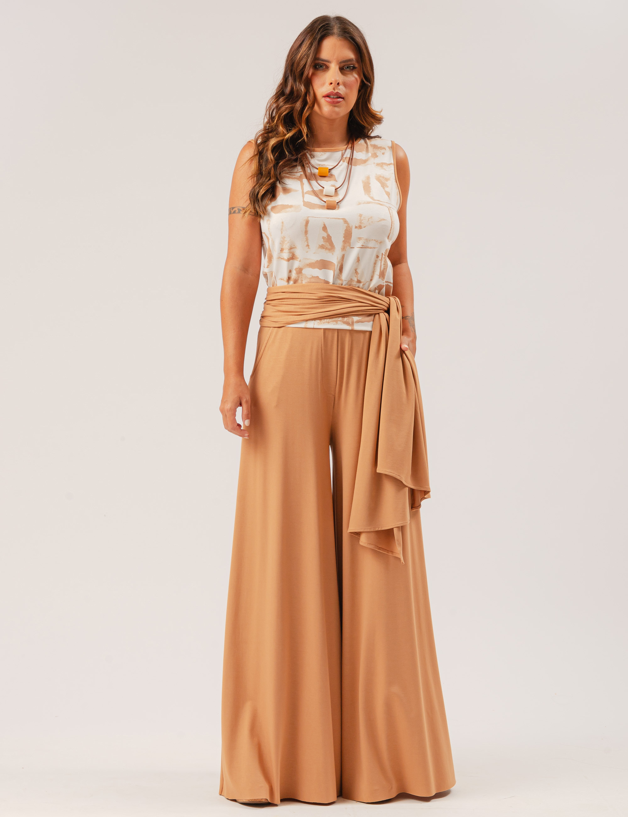 Regata Básica Estampa Blocos