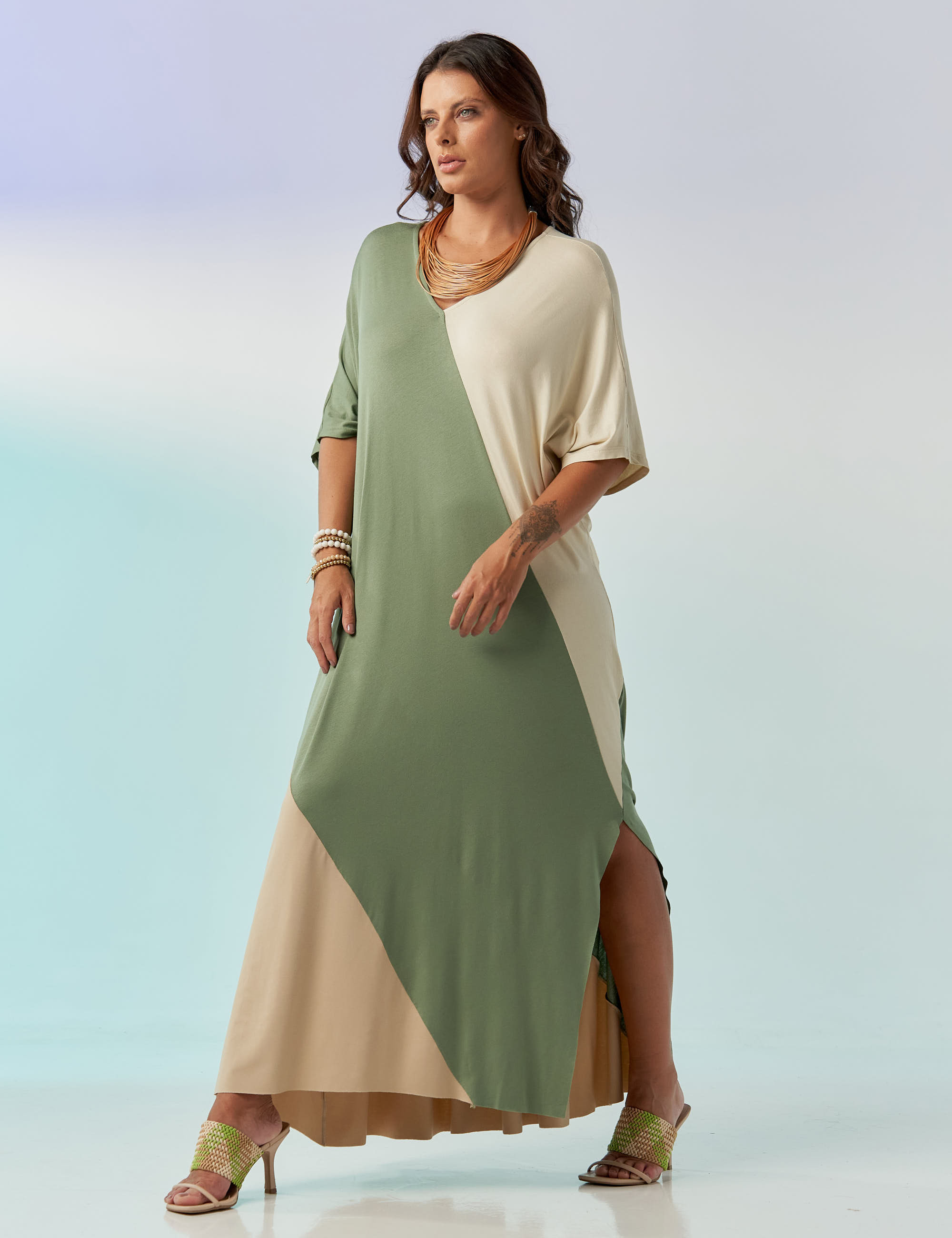 Vestido Tricolor Graviola