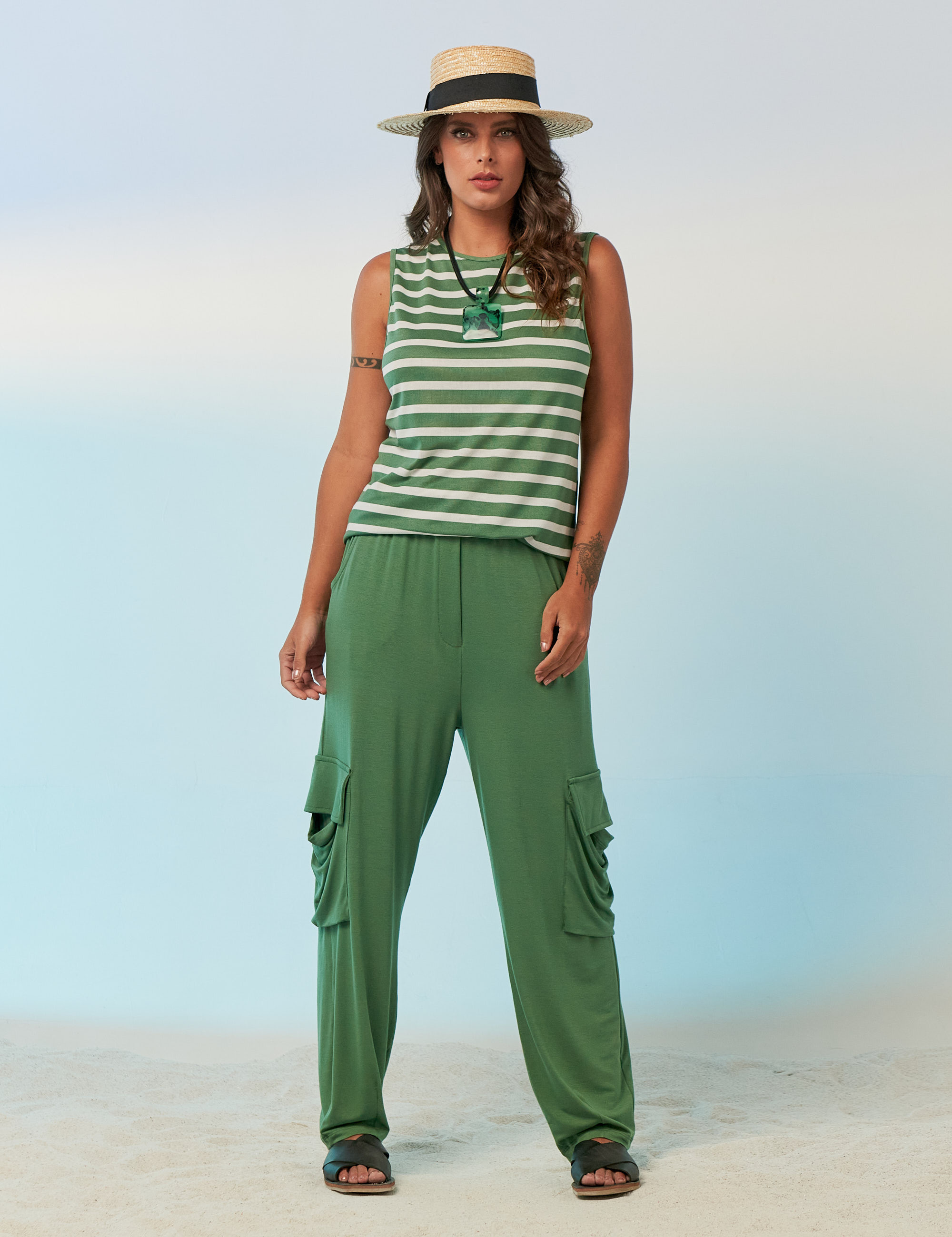 Regata Básica Listras Coco