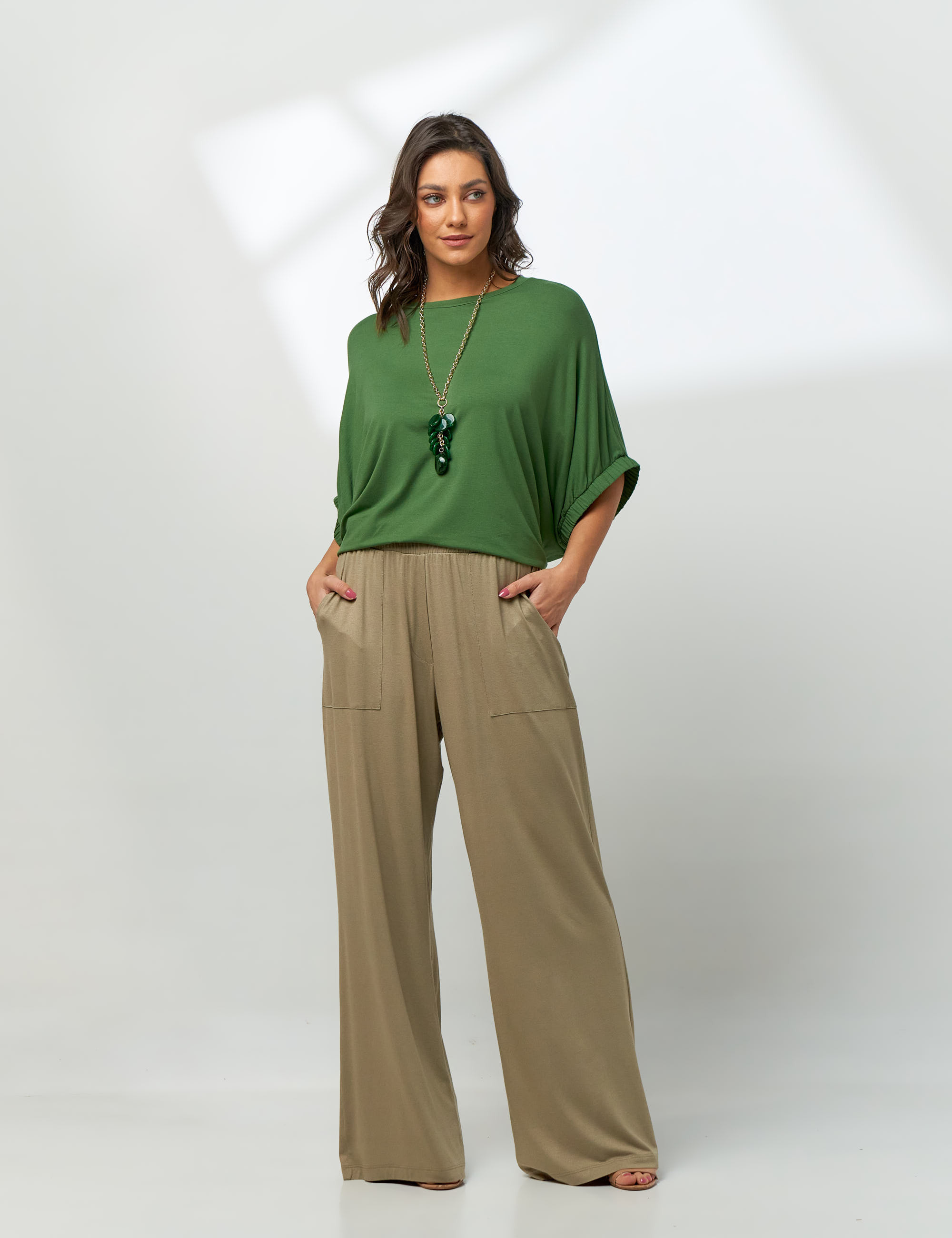 Blusa Punho Elástico Alecrim