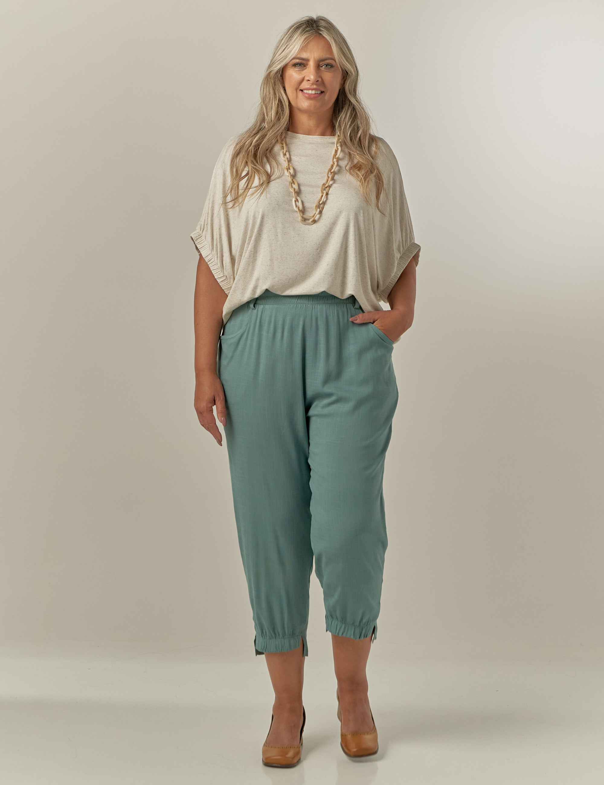 Calça Trancoso Linho Porcelana