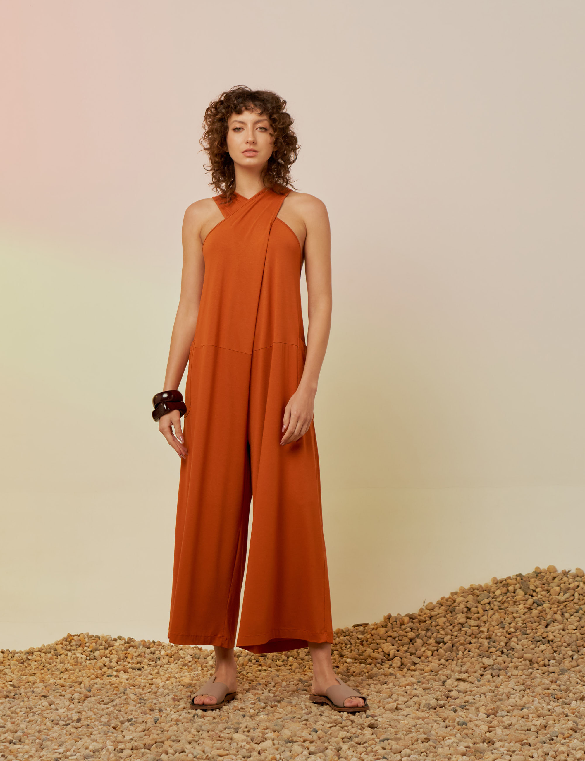 Macacão Alça Cruzada Cupuaçu