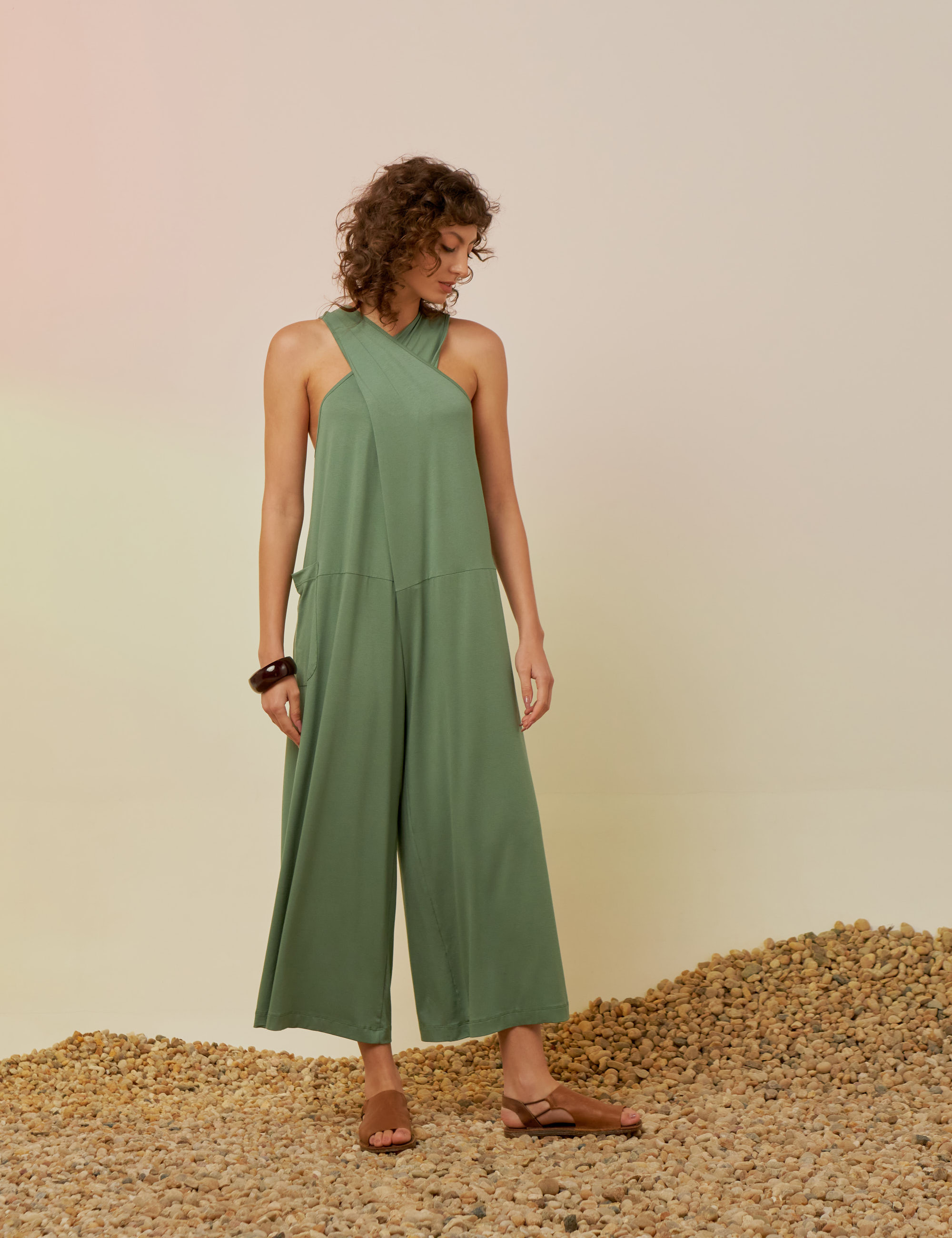 Macacão Alça Cruzada Graviola