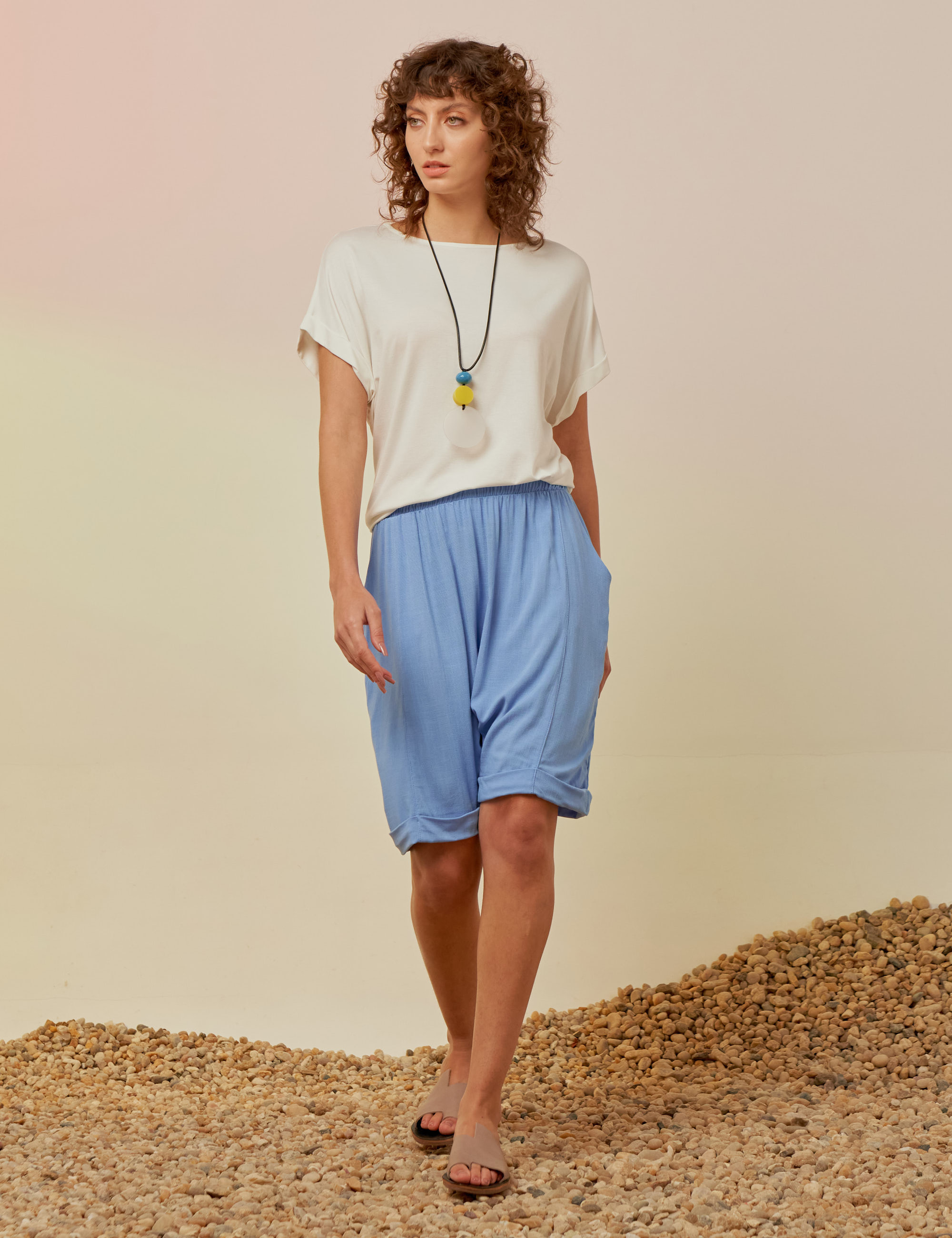 Bermuda Saruel Linho Mágico