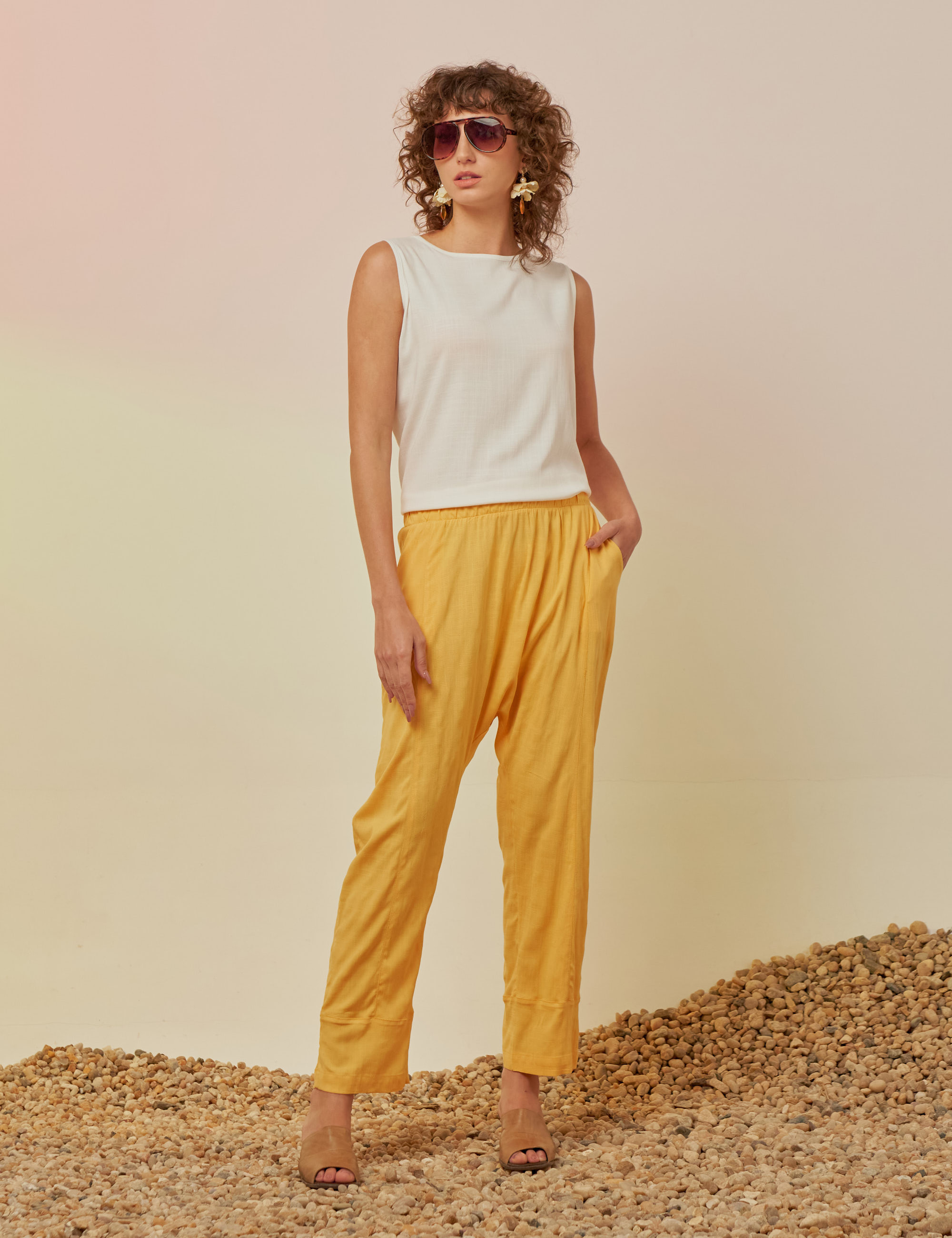 Calça Saruel Linho Cajueiro