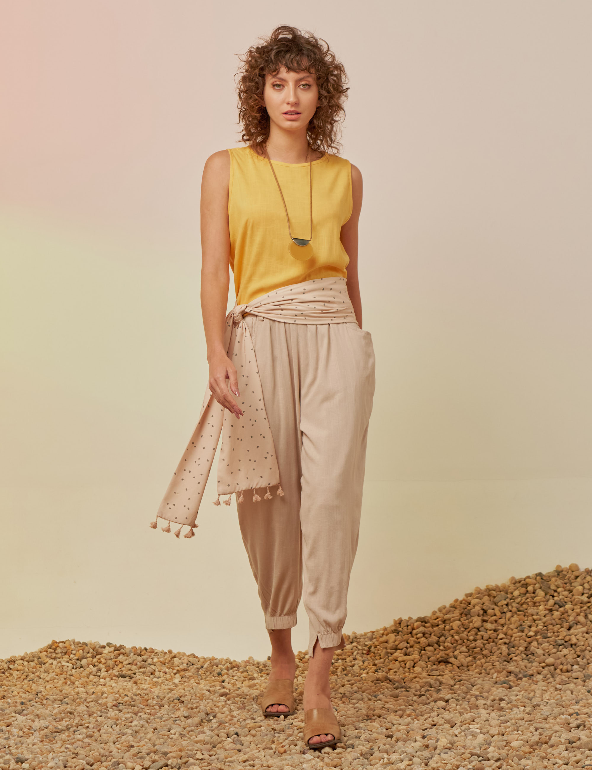 Blusa Cropped Linho Cajueiro