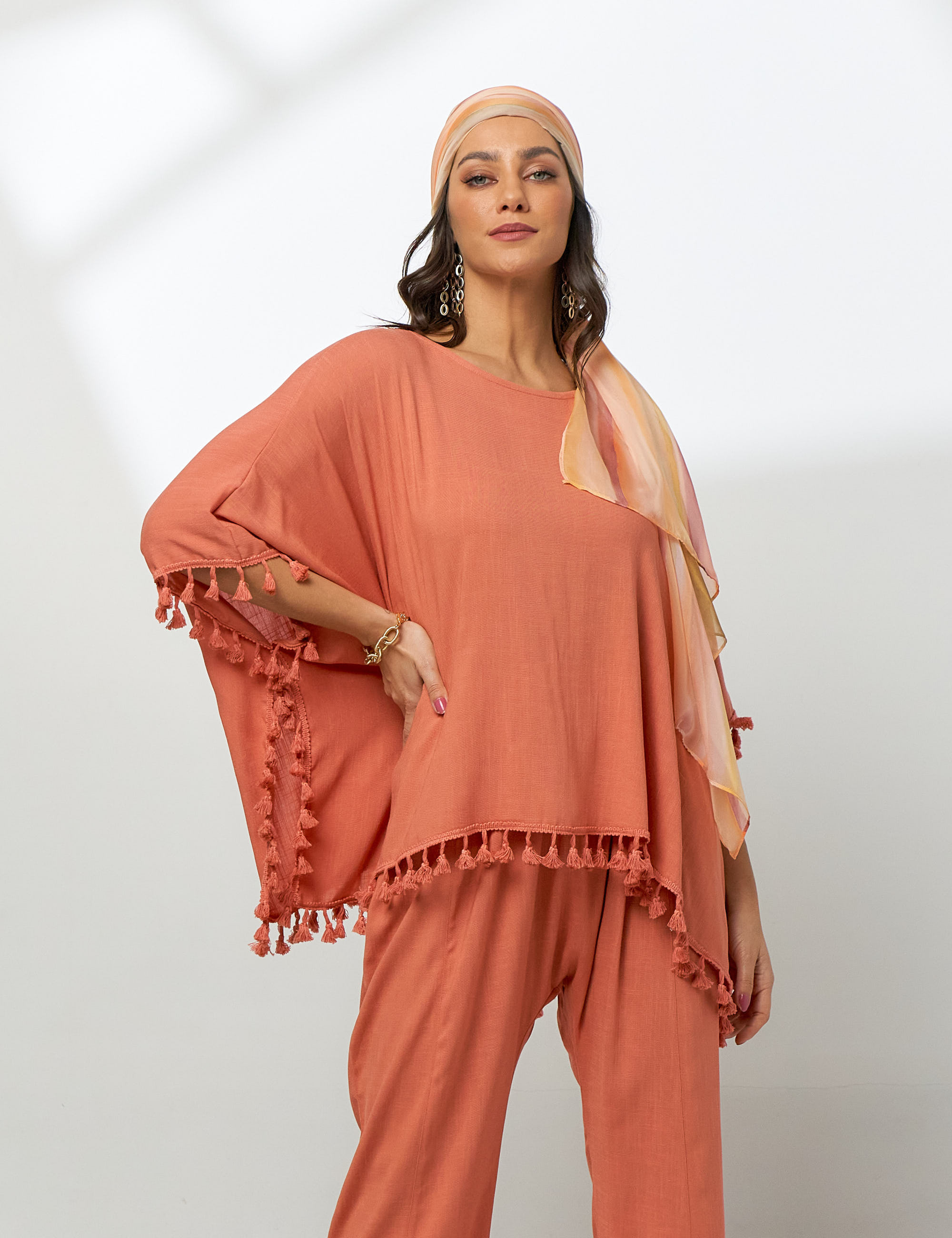 Blusa Kaftan Linho Figo