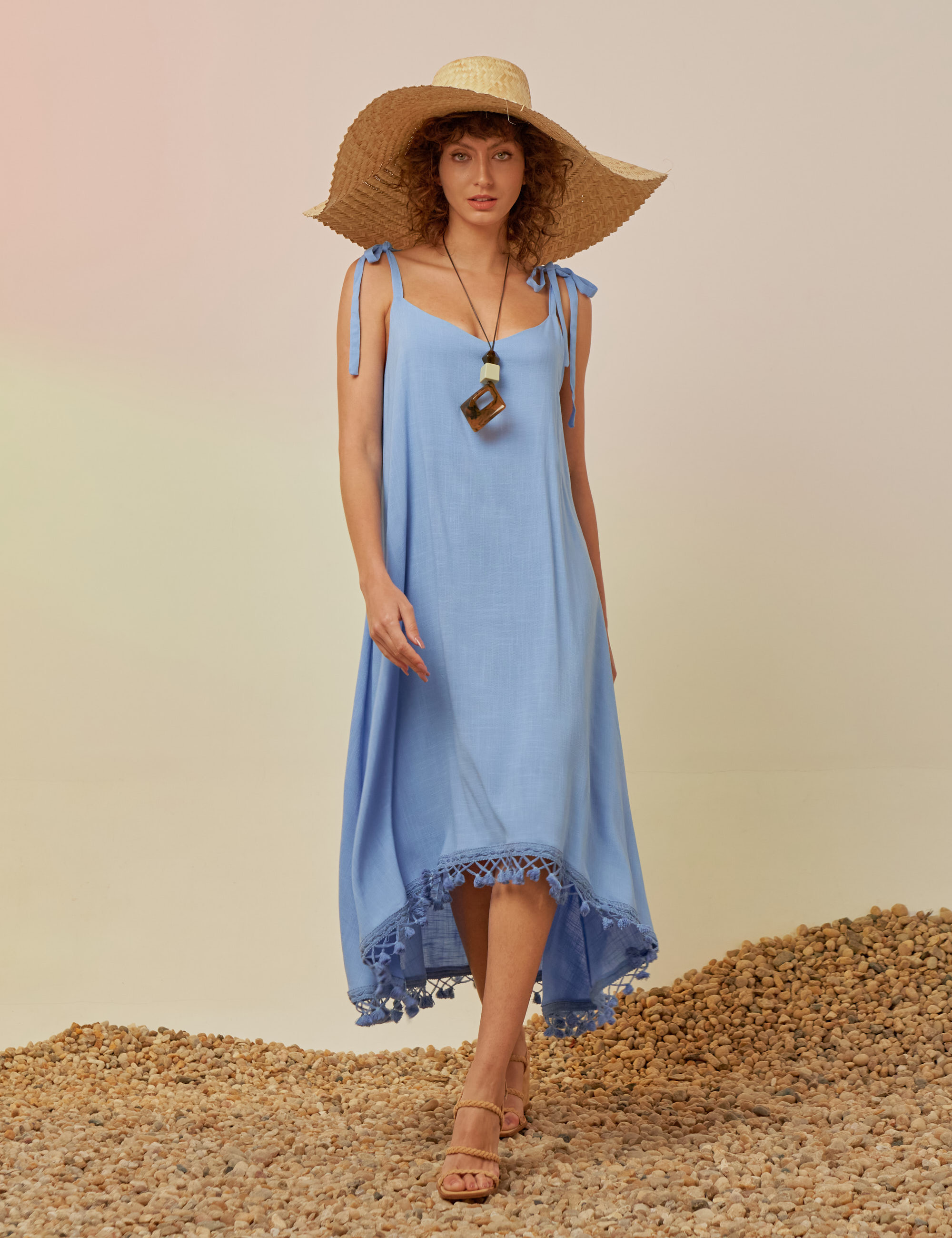 Vestido Linho Mullet Mágico