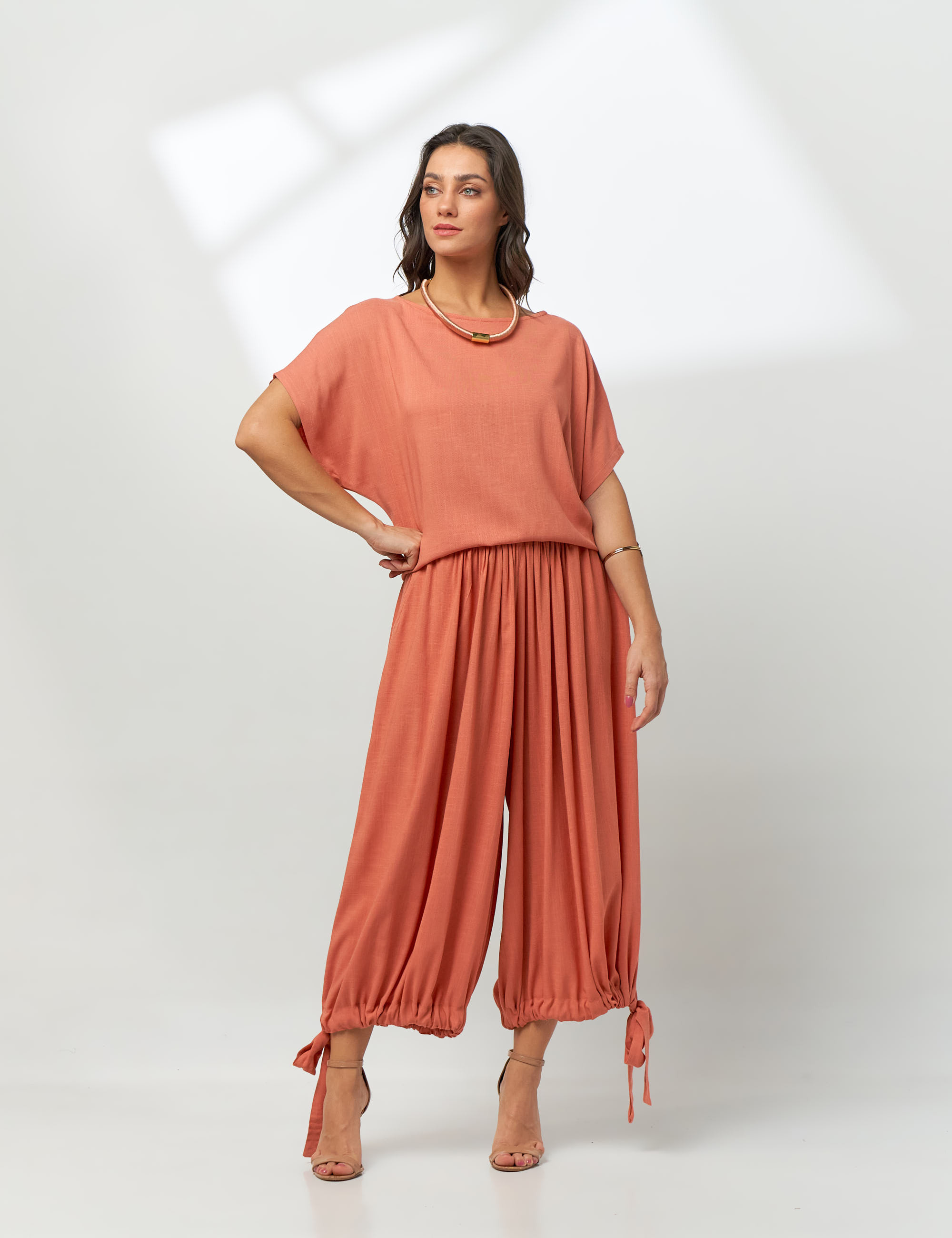 Blusa Quadrada Linho Figo