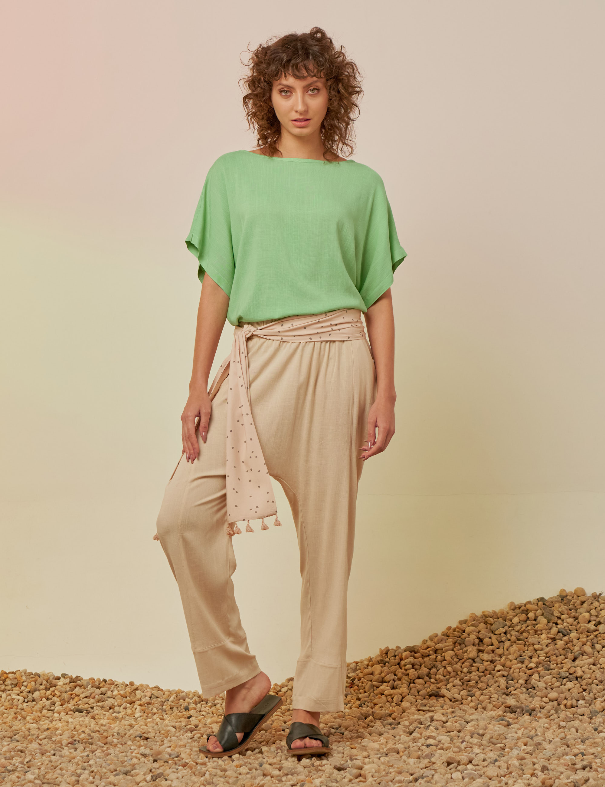 Blusa Quadrada Linho Astral